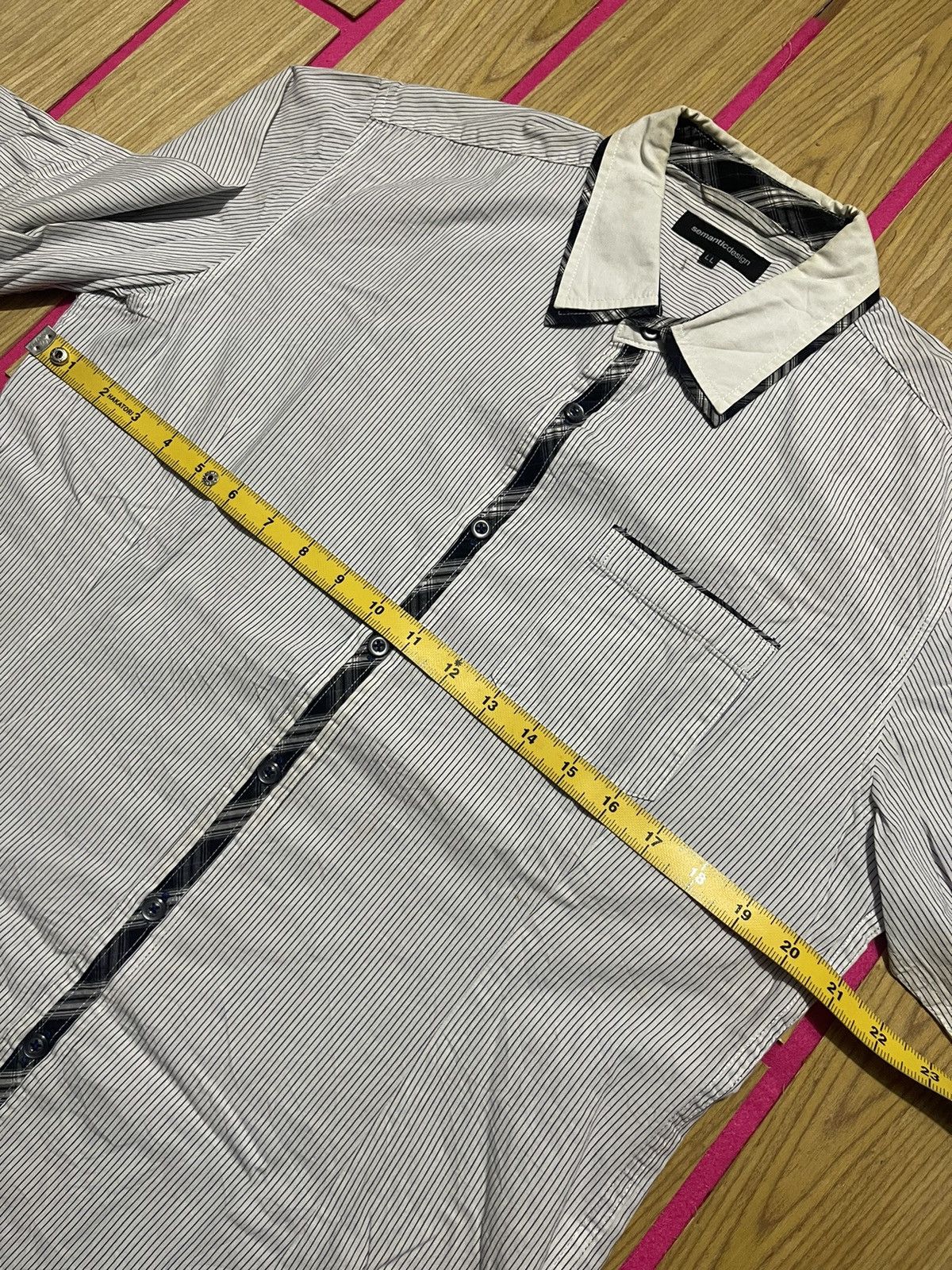 semanticdesign Y2K SEMANTIC DESIGN long sleeve shirt with striped motif Size US L / EU 52-54 / 3 - 9 Thumbnail