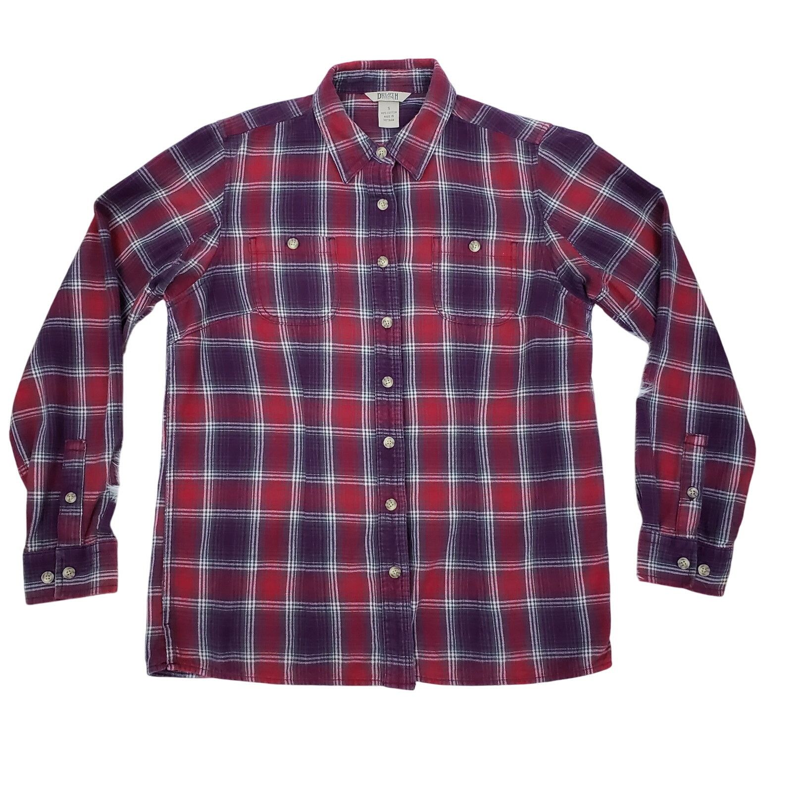 Duluth Trading Company Duluth Trading Free Swinging Flannel Shirt Plaid Long Sleeve Size S / US 4 / IT 40 - 2 Thumbnail