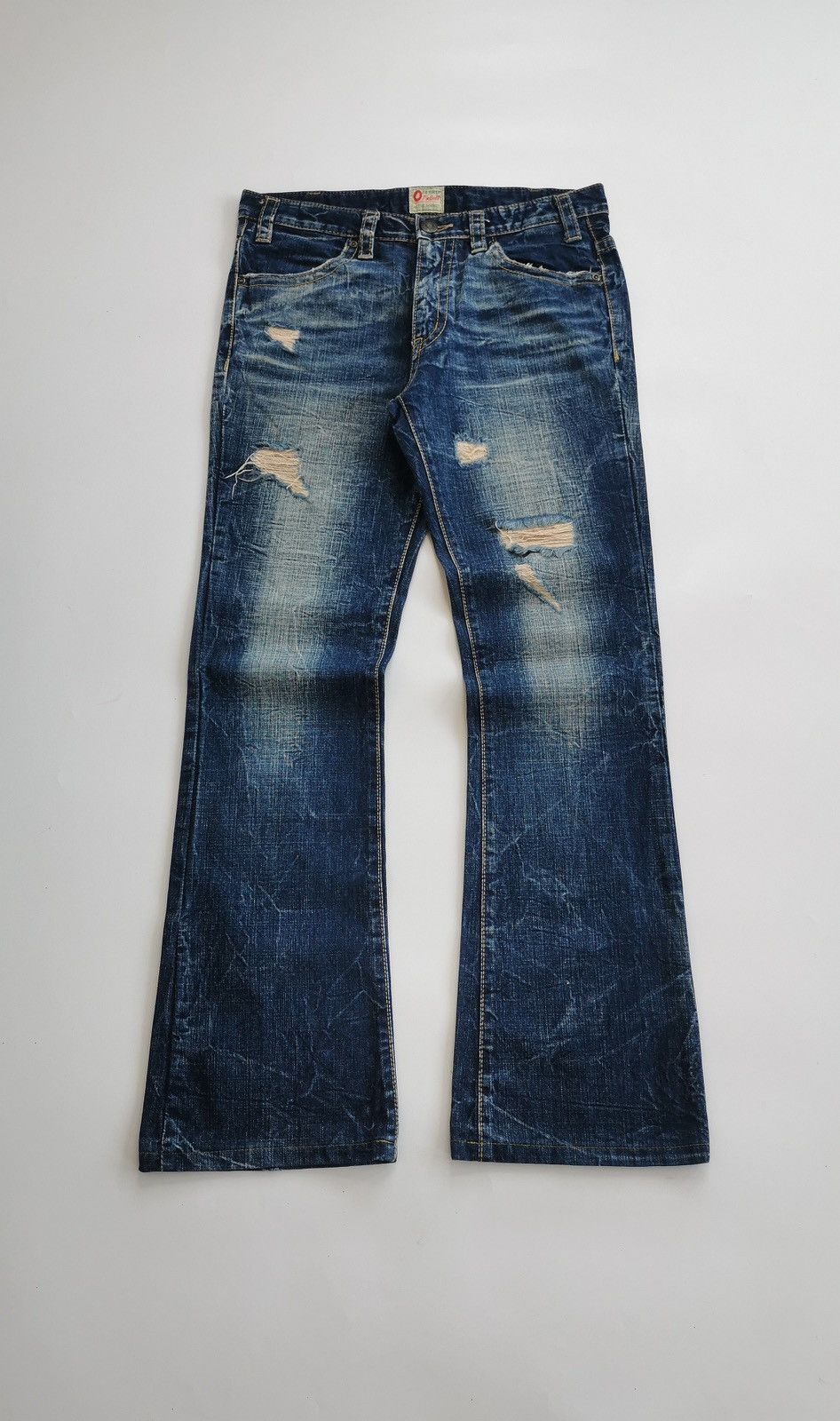 Japanese Brand Ozz First Pinball Japan Bootcut Denim Jeans Size US 32 / EU 48 - 1 Thumbnail