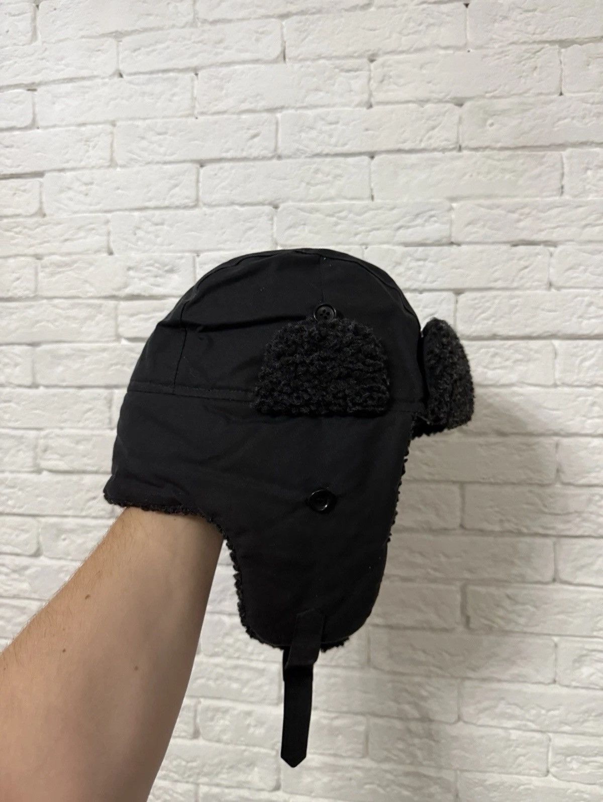 Barbour Vintage Barbour Trapped Ushanka Hat Y2K Sz XL Size ONE SIZE - 2 Thumbnail