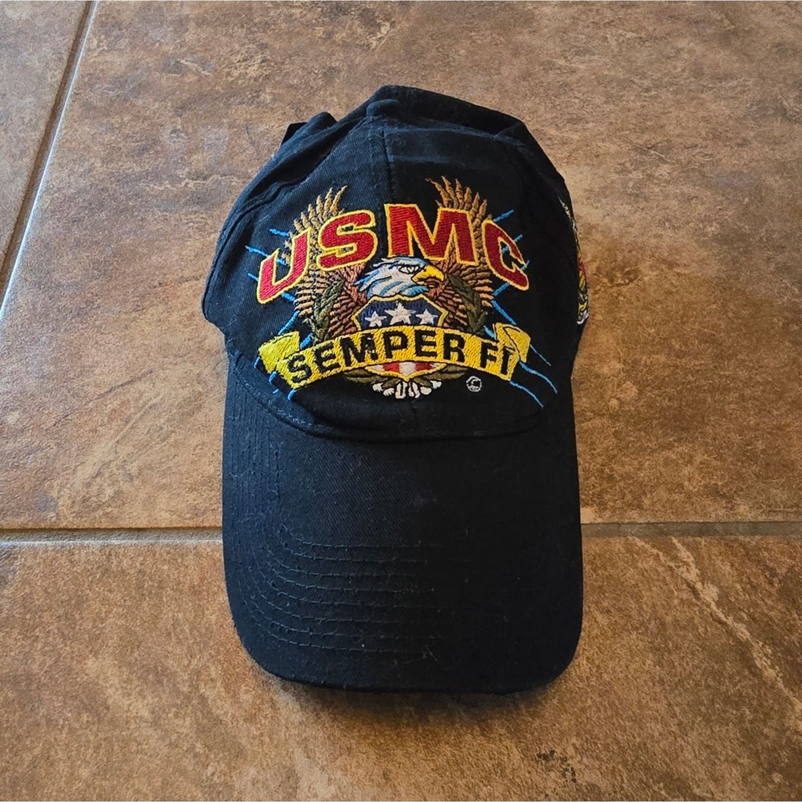 Other Black | CSI | USMC Semper Fi Baseball Hat Size ONE SIZE - 2 Thumbnail