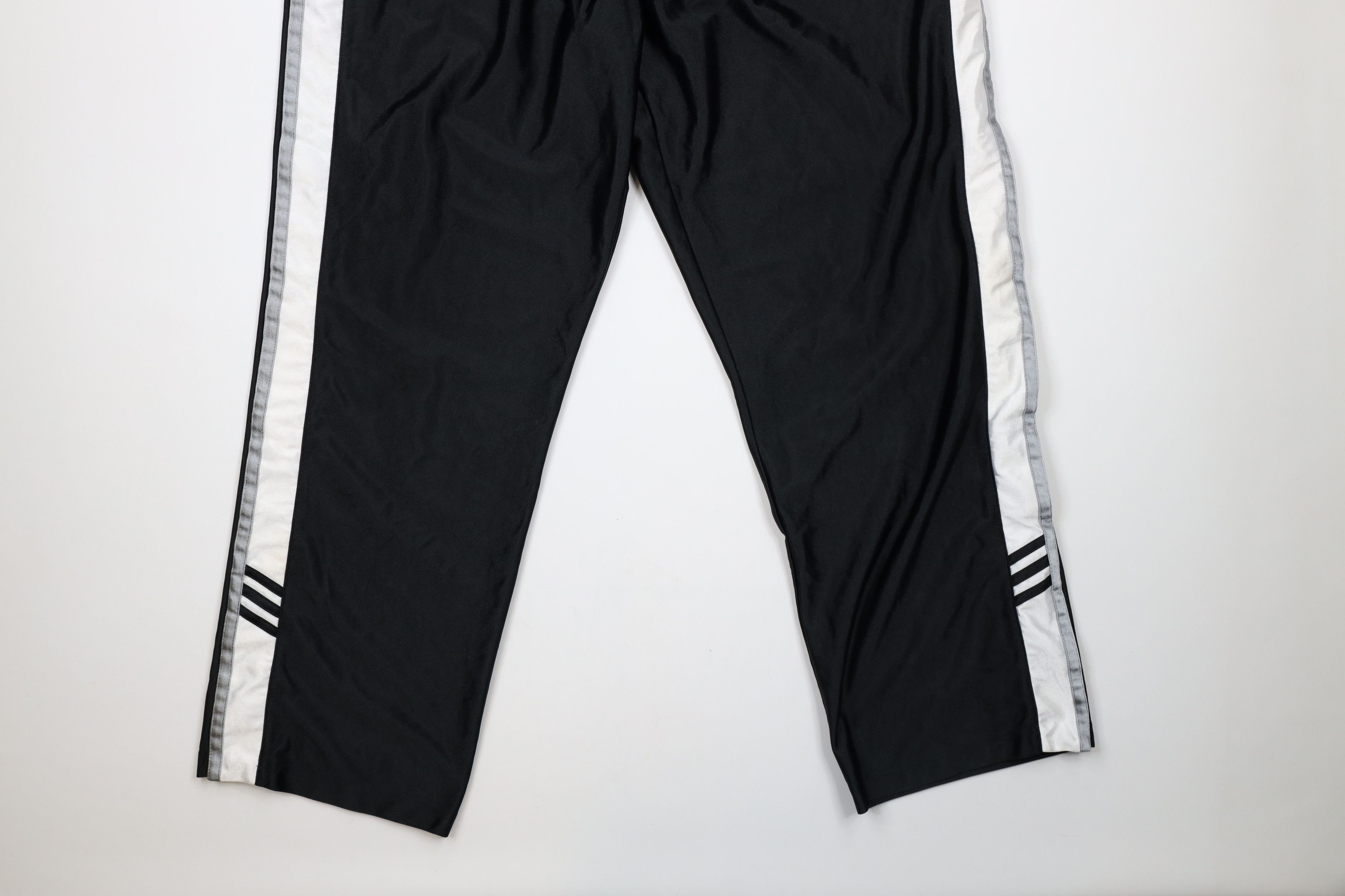 Adidas × Vintage Vintage Y2K 2001 Adidas Block Wide Leg Tearaway Sweatpants Size US 40 / EU 56 - 4 Thumbnail