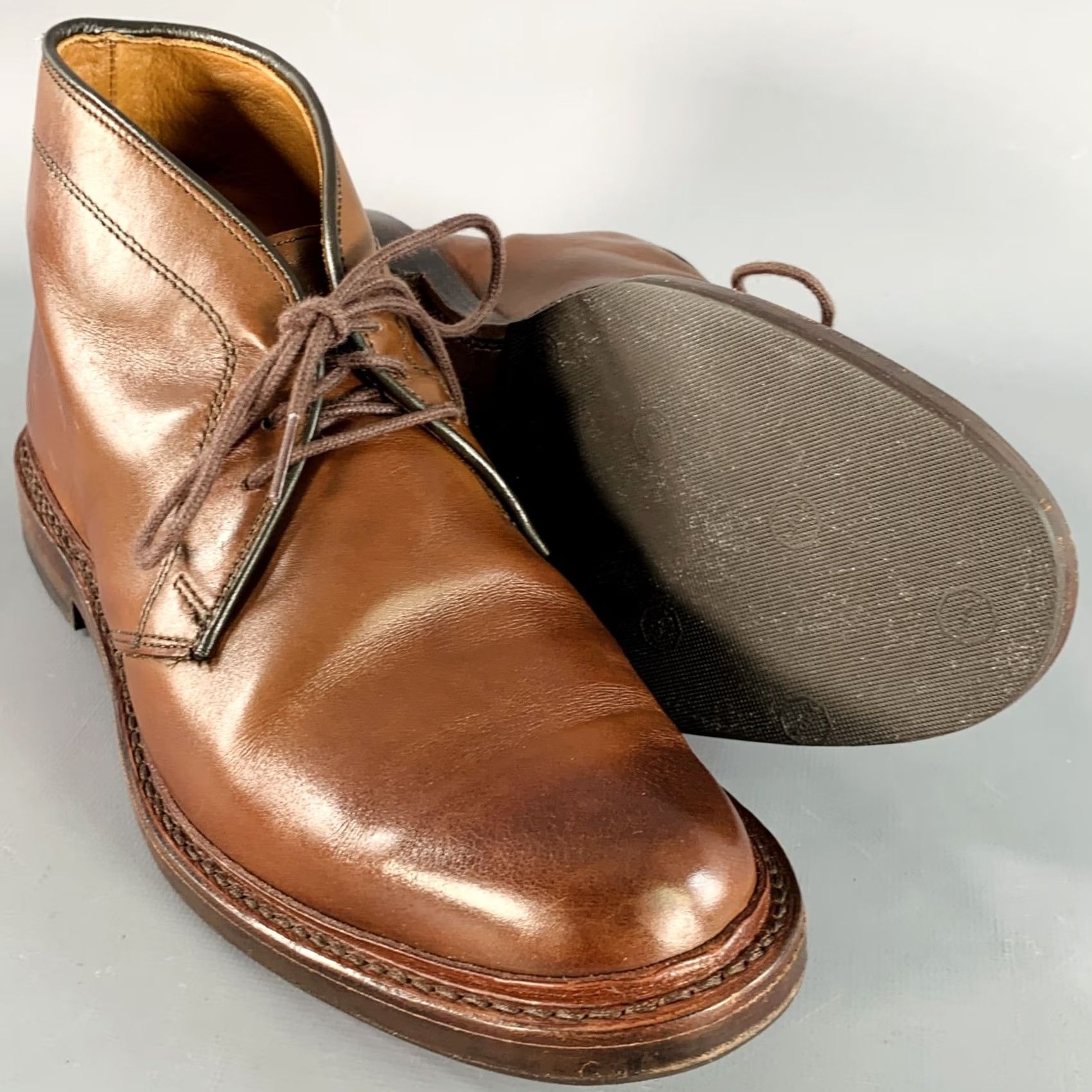 Allen Edmonds ALLEN EDMONDS Dundee Brown Leather Chukka Boots Size 7 Mens Boots Size US 7 / EU 40 - 5 Thumbnail