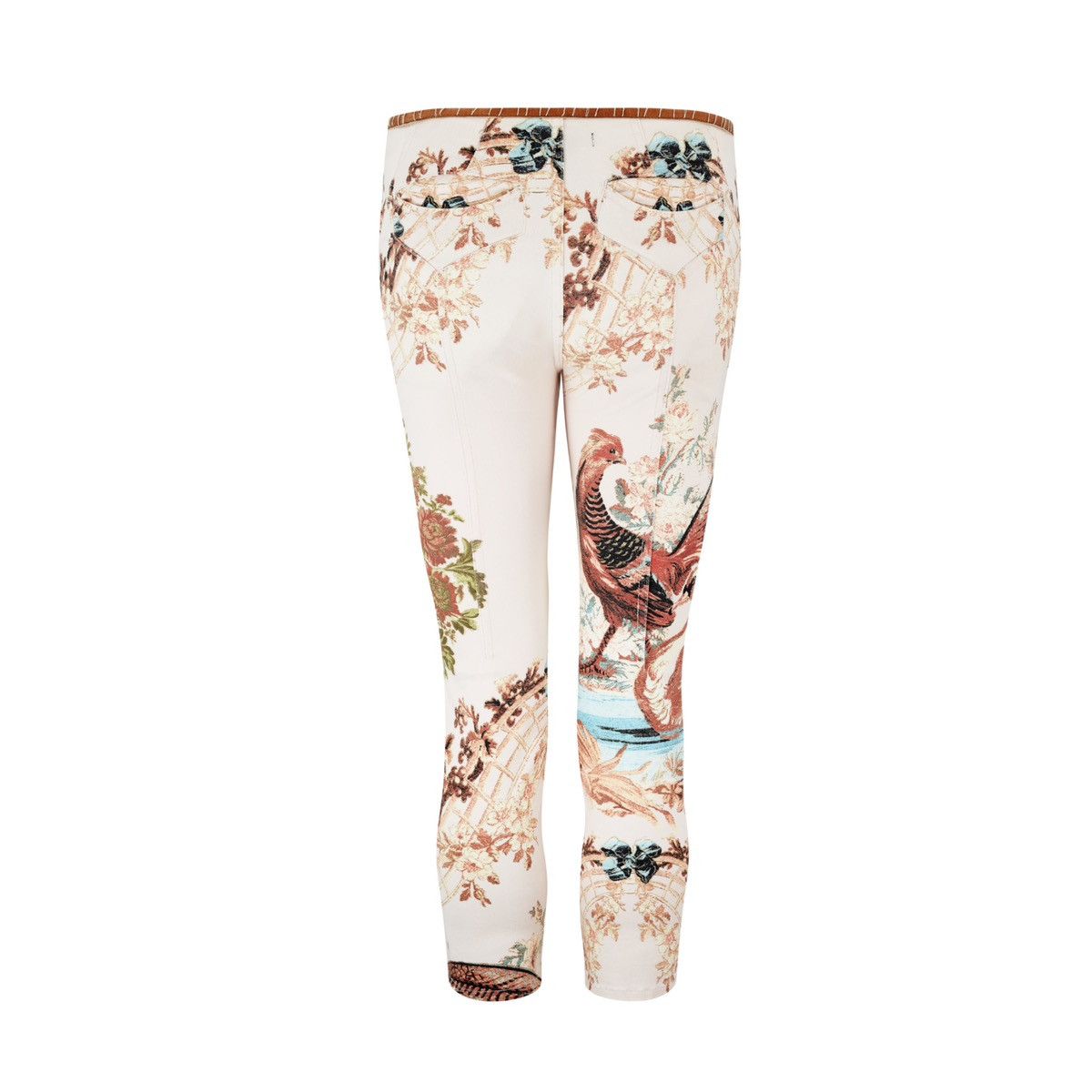 Roberto Cavalli Roberto Cavalli S/S 2003 Chinoiserie Pheasant Capri Pants Size 27" / US 4 / IT 40 - 3 Thumbnail
