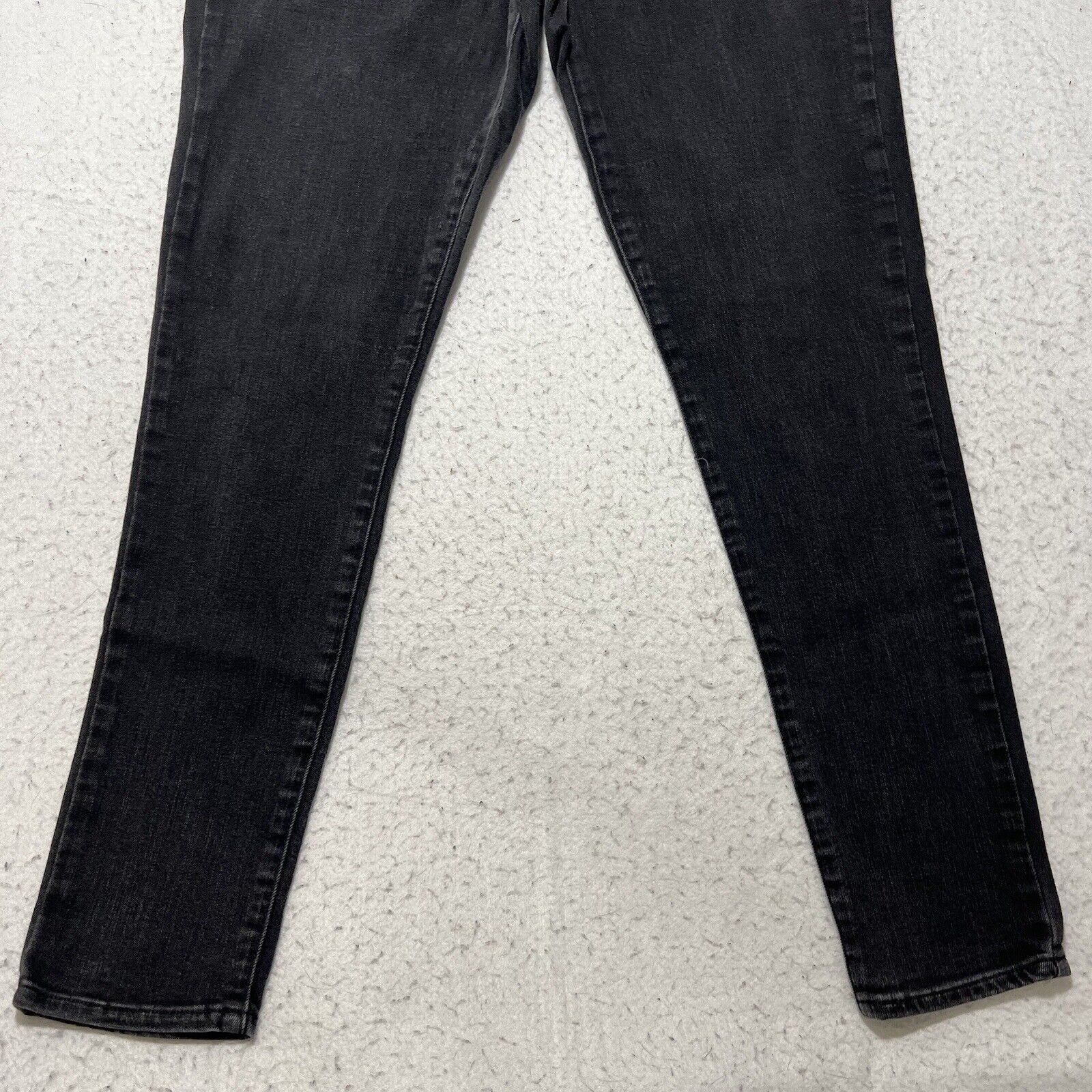 Levi's Levis 711 Skinny 32 Mid Rise Denim Stretch Jeans Black 32x30 Size US 32 / EU 48 - 3 Thumbnail