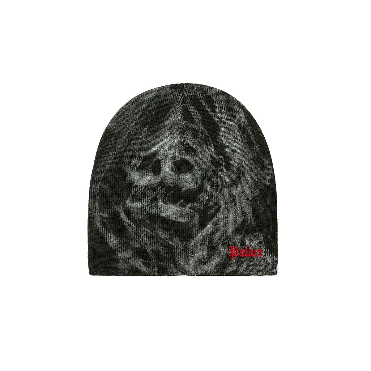 Palace Palace Skateboards Rear View Nein Cuff Beanie in Black