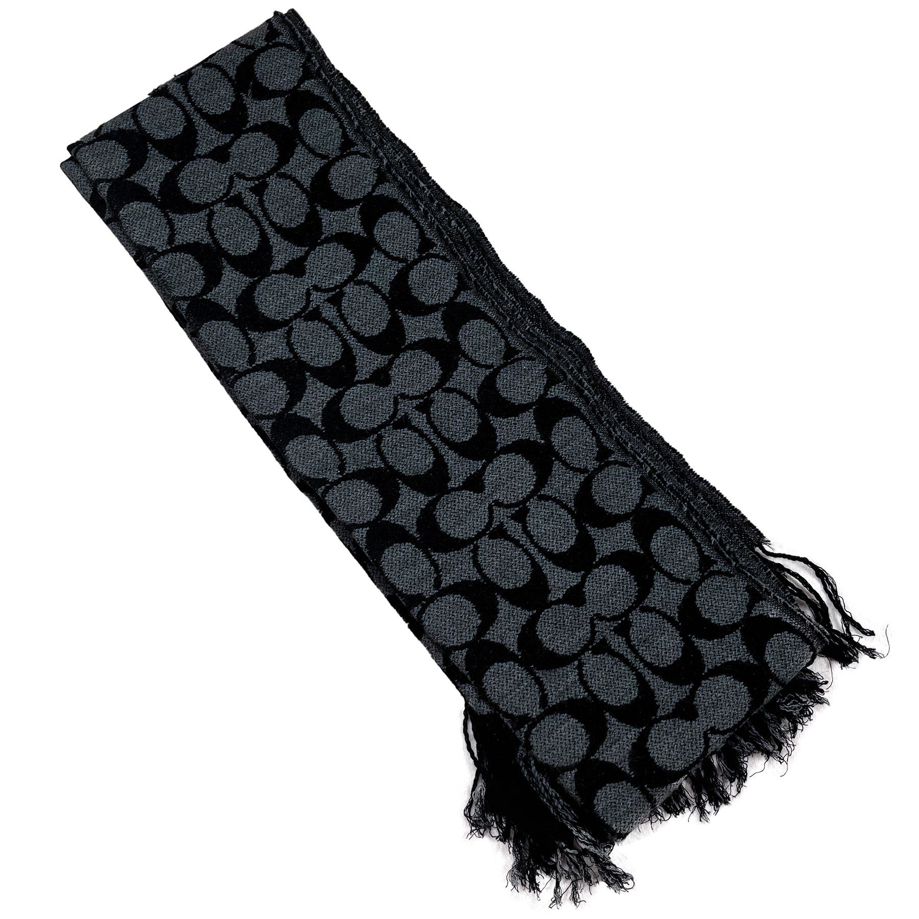 Coach Coach Woolen Cozy and Warm Scarf • 30 x 180 cm Size ONE SIZE - 3 Thumbnail