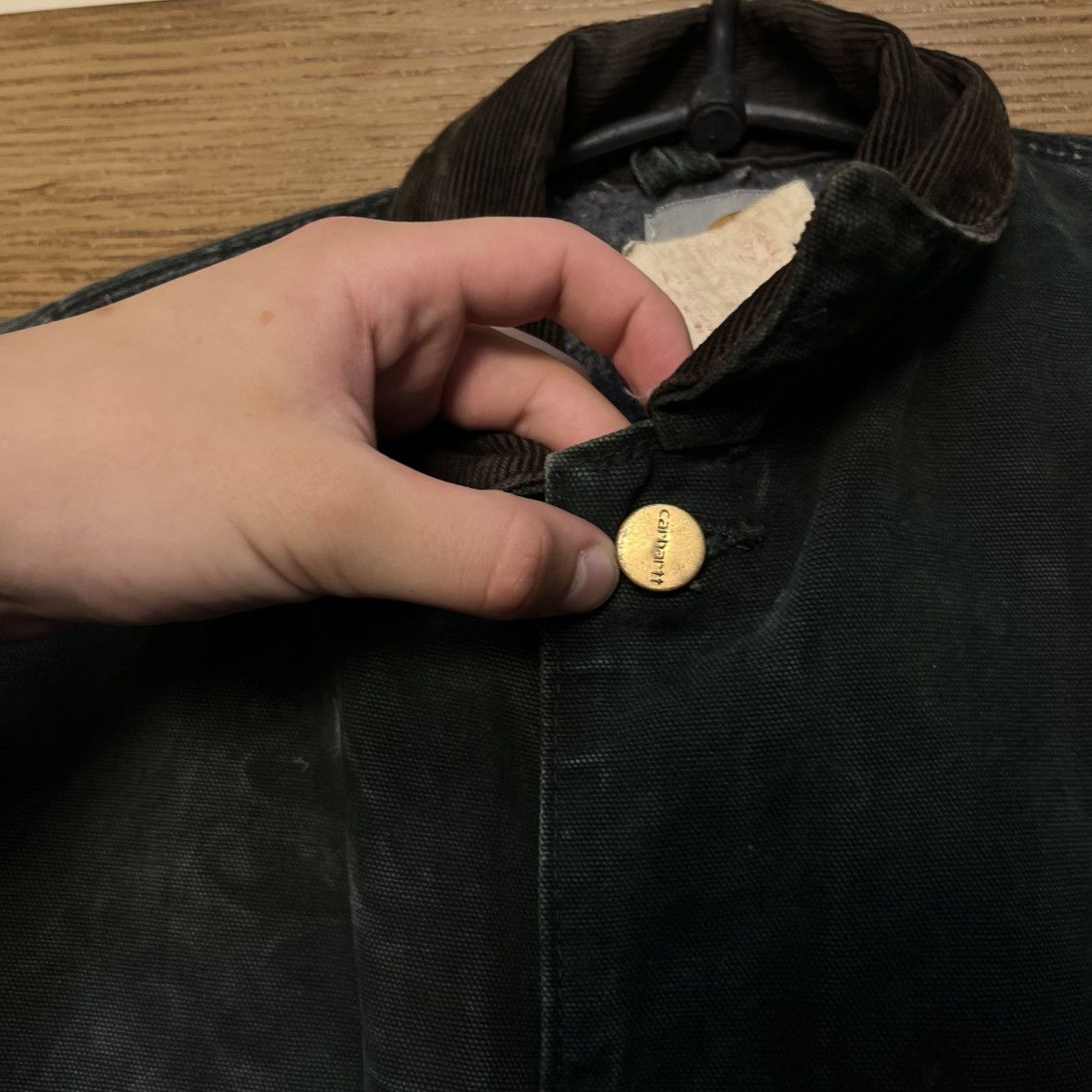 Carhartt Vintage 90s Carhartt Blanket Lined Chore Jacket Faded Size US M / EU 48-50 / 2 - 12 Thumbnail