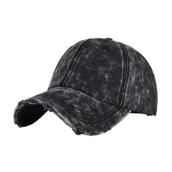 Japanese Brand Utility grunge tie dye distressed ripped cap Size ONE SIZE - 1 Thumbnail