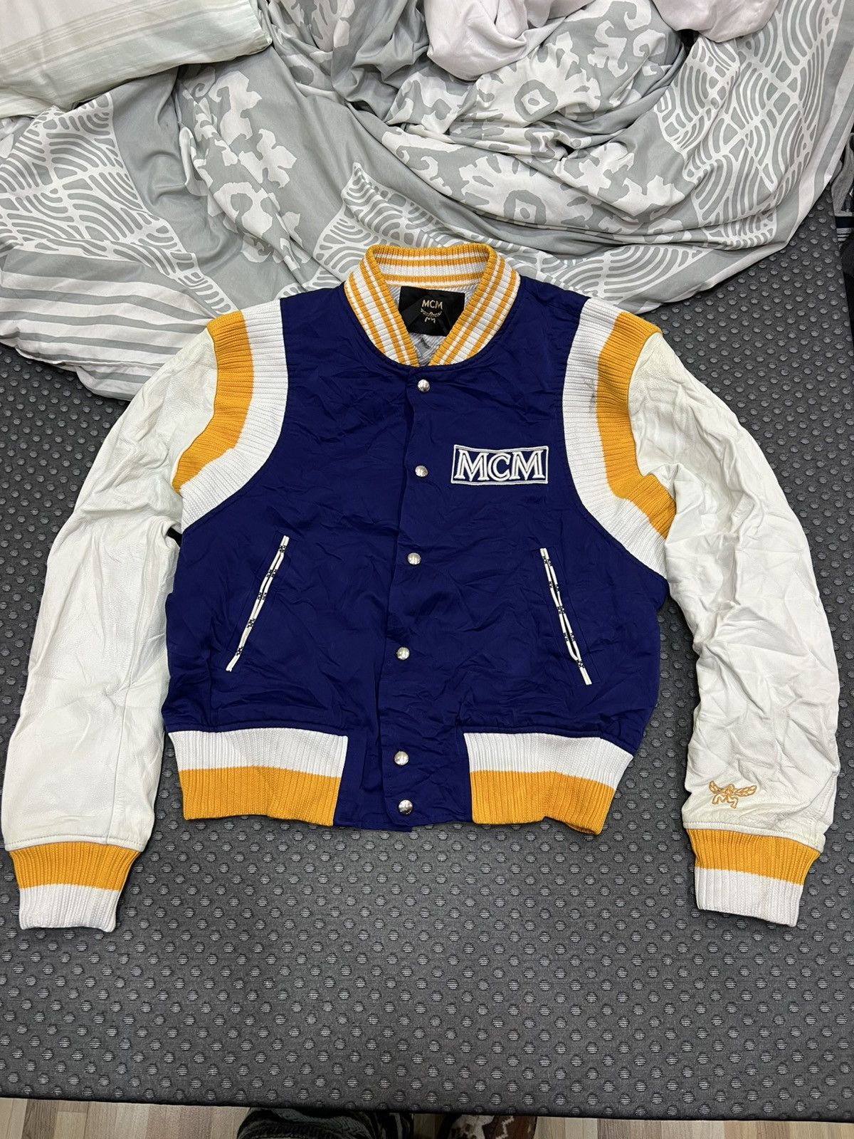 Mcm Bomber Varsity Jacket