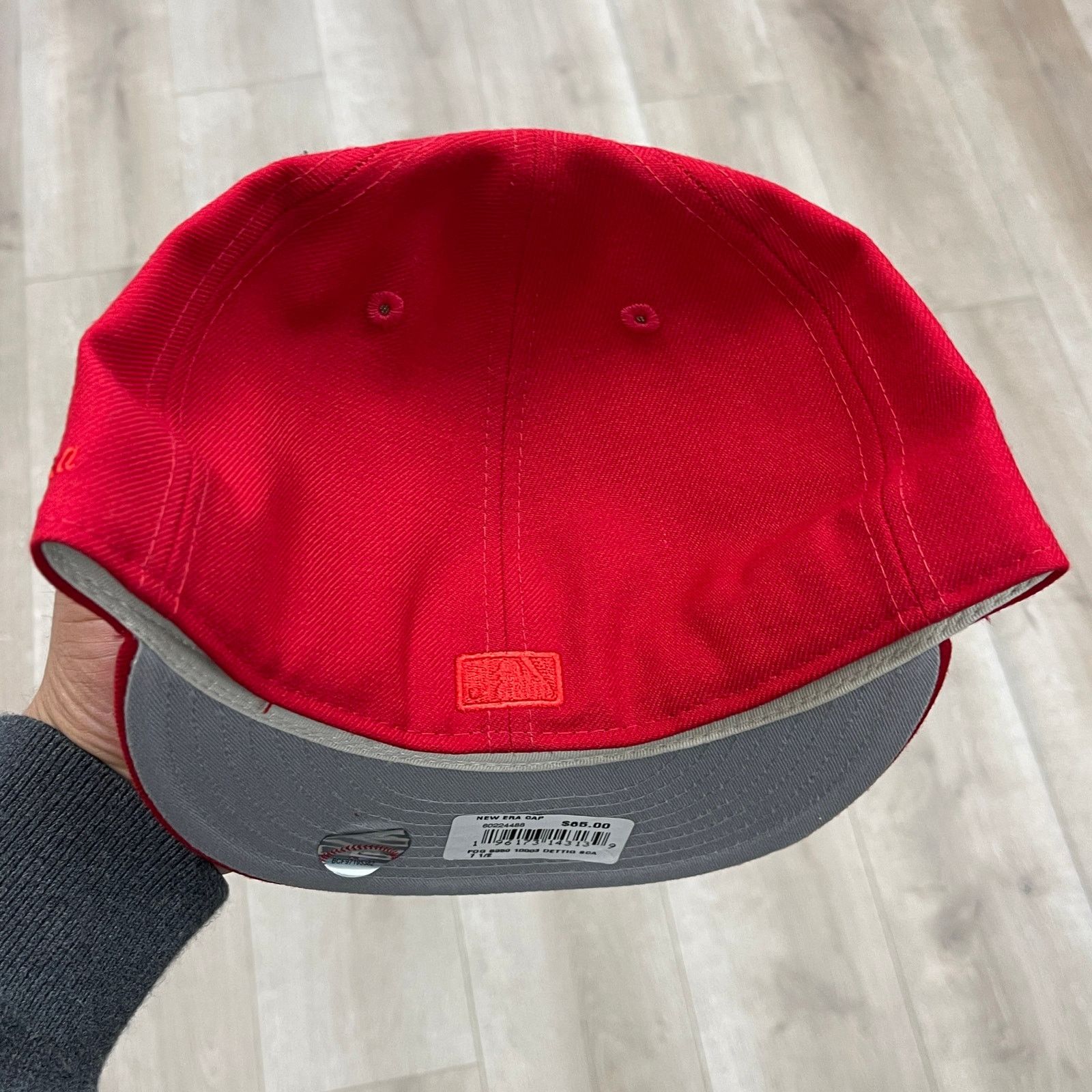 Essentials New Era x Fear of God Cream/Red Essentials Hat size 7 1/2 Size ONE SIZE - 4 Thumbnail