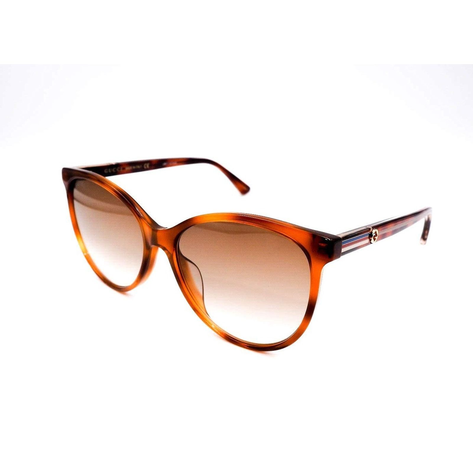 Gucci Gucci Cat Eye Sunglasses Tortoise Gradient Lens GG0377SK Size ONE SIZE - 2 Thumbnail