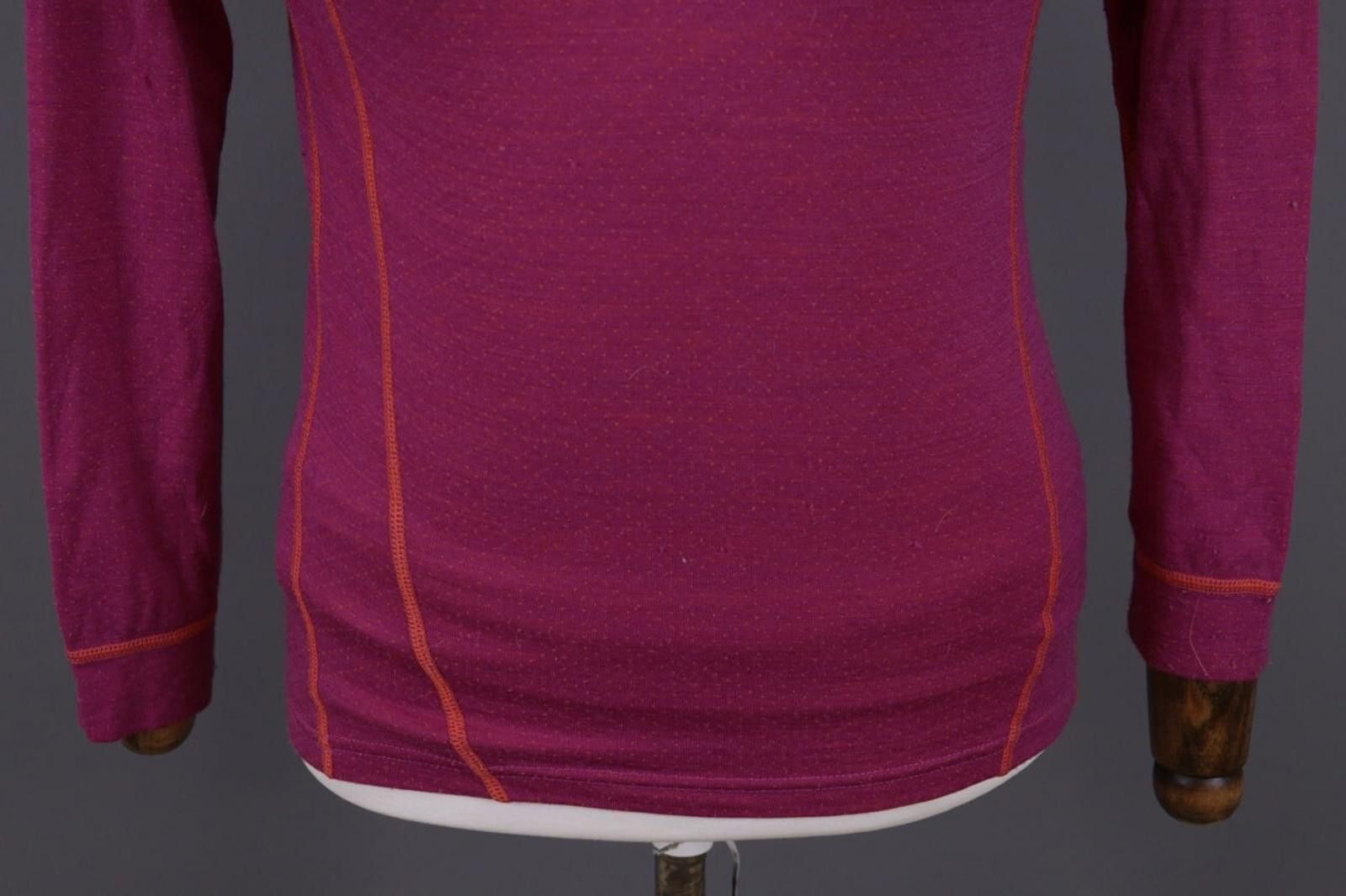 Designer Devold Purple Merino Wool Long Sleeve Top Base Layer Size 16 Size US XXS / EU 40 - 3 Thumbnail