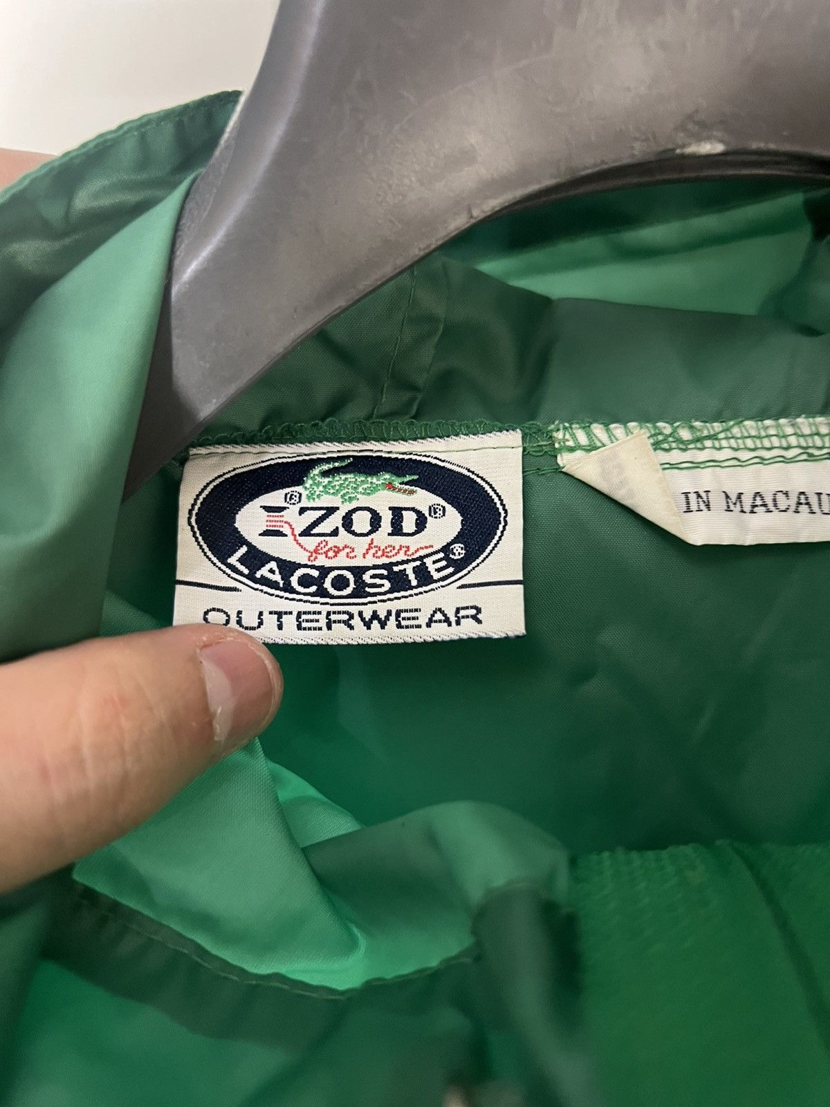 Lacoste × Vintage VERY RARE LACOSTE CHEMISE IZOD NYLON LIGHT JACKET RETRO 90s Size US L / EU 52-54 / 3 - 6 Thumbnail
