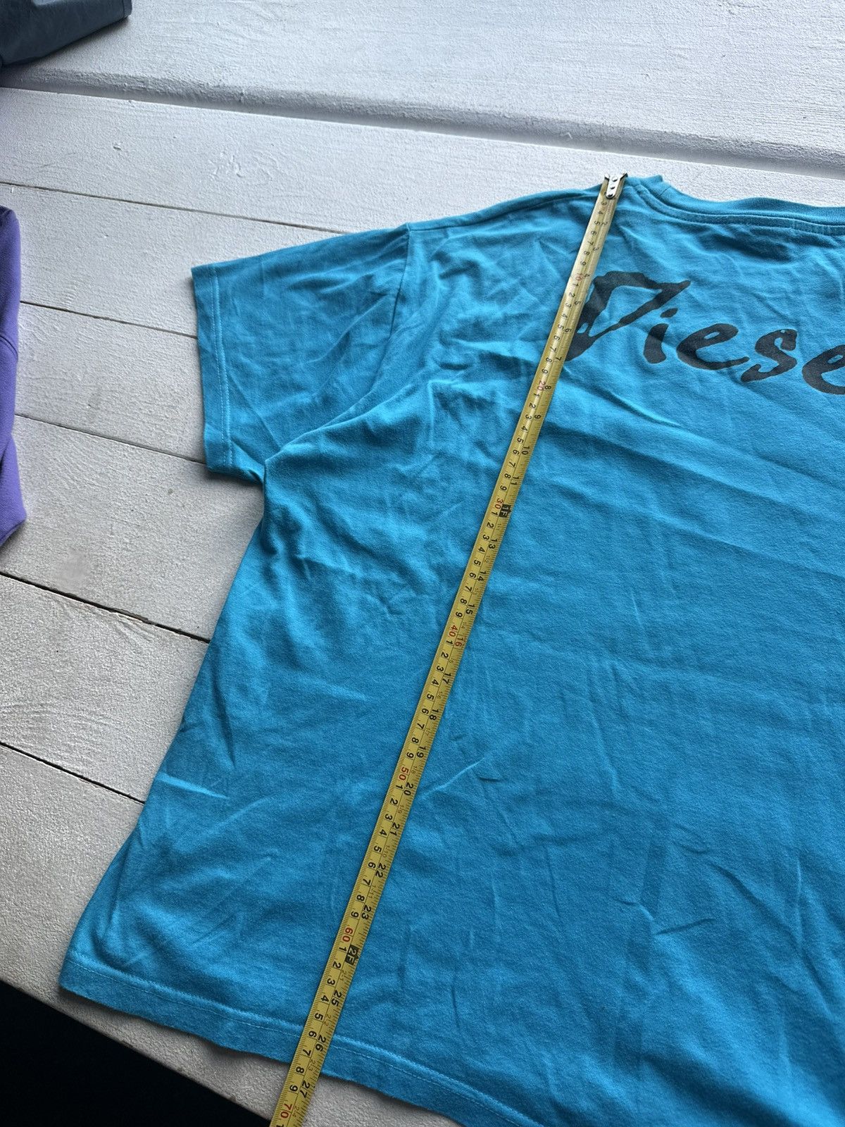 Diesel DOUBLE LOGO🚨DIESEL punk tee shirt AVANT GARDE faded Size US XXL / EU 58 / 5 - 9 Thumbnail