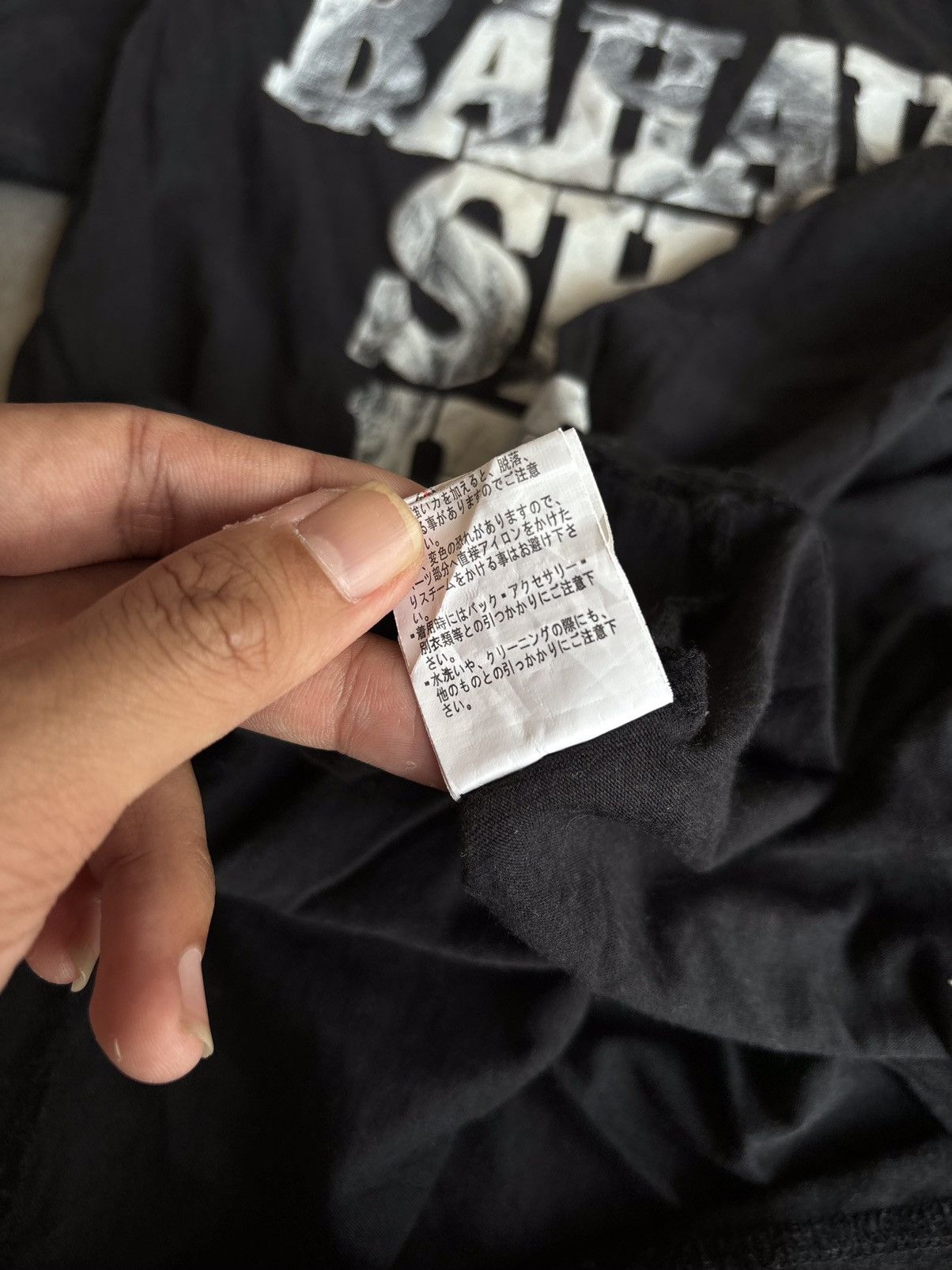 If Six Was Nine × Japanese Brand × Le Grande Bleu (L.G.B.) Bernings Tho Black Label Poem Longsleeve Size US M / EU 48-50 / 2 - 8 Thumbnail
