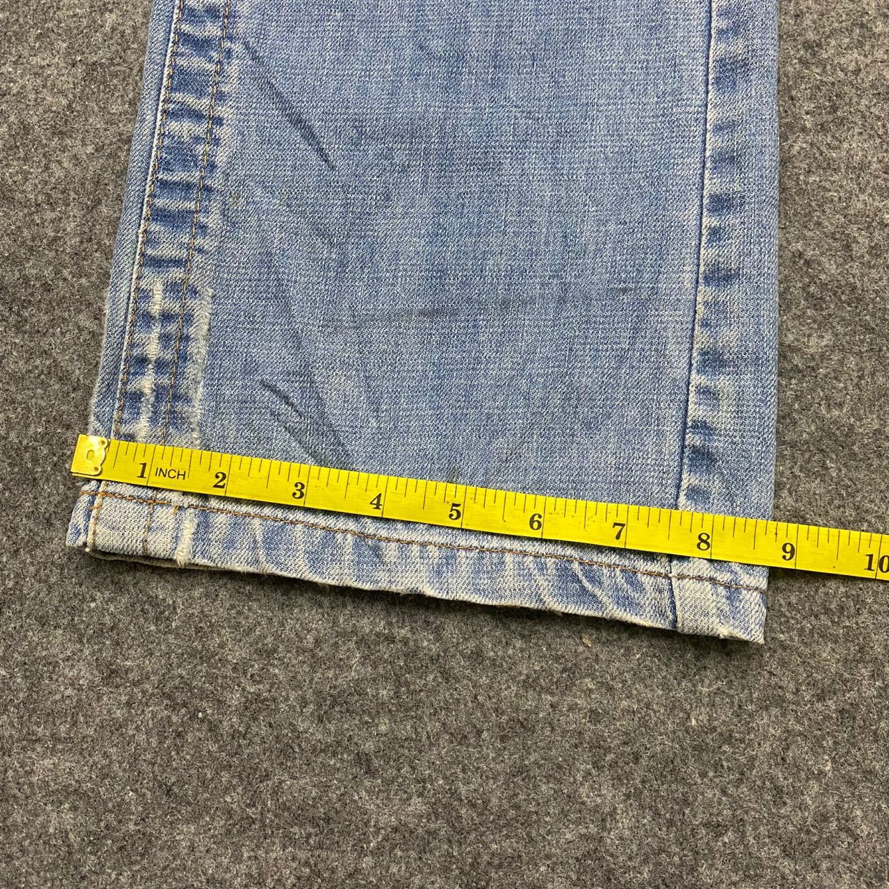 If Six Was Nine 💥Best Offer💥Vintage Pura mania Brazil Distressed Denim Size US 34 / EU 50 - 8 Thumbnail