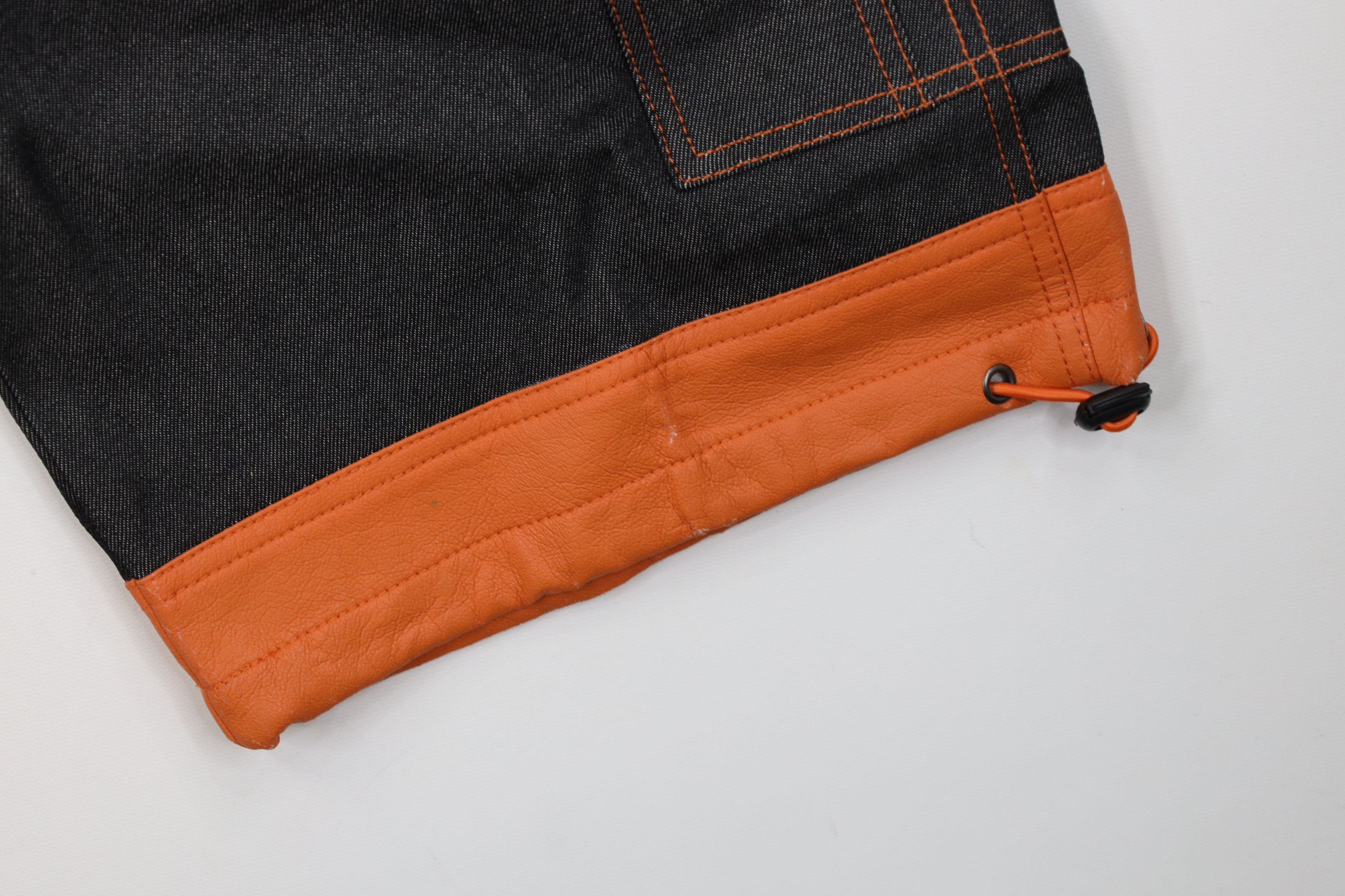 Vintage Deadstock Vintage 90s Streetwear Denim Cargo Shorts Black Size US 32 / EU 48 - 5 Thumbnail