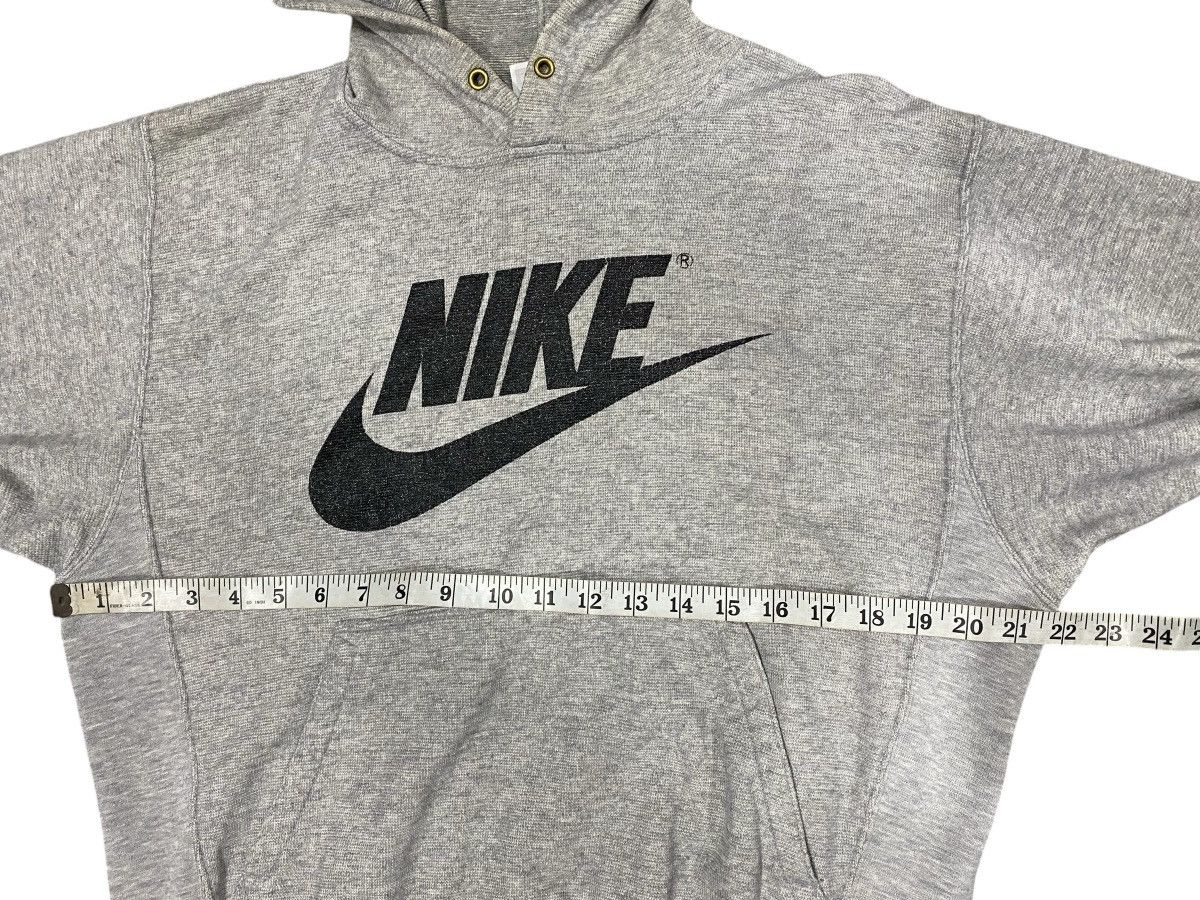 Vintage Vintage 90s NIKE Grey Tag Hoodie Sweatshirt Size US M / EU 48-50 / 2 - 22 Thumbnail