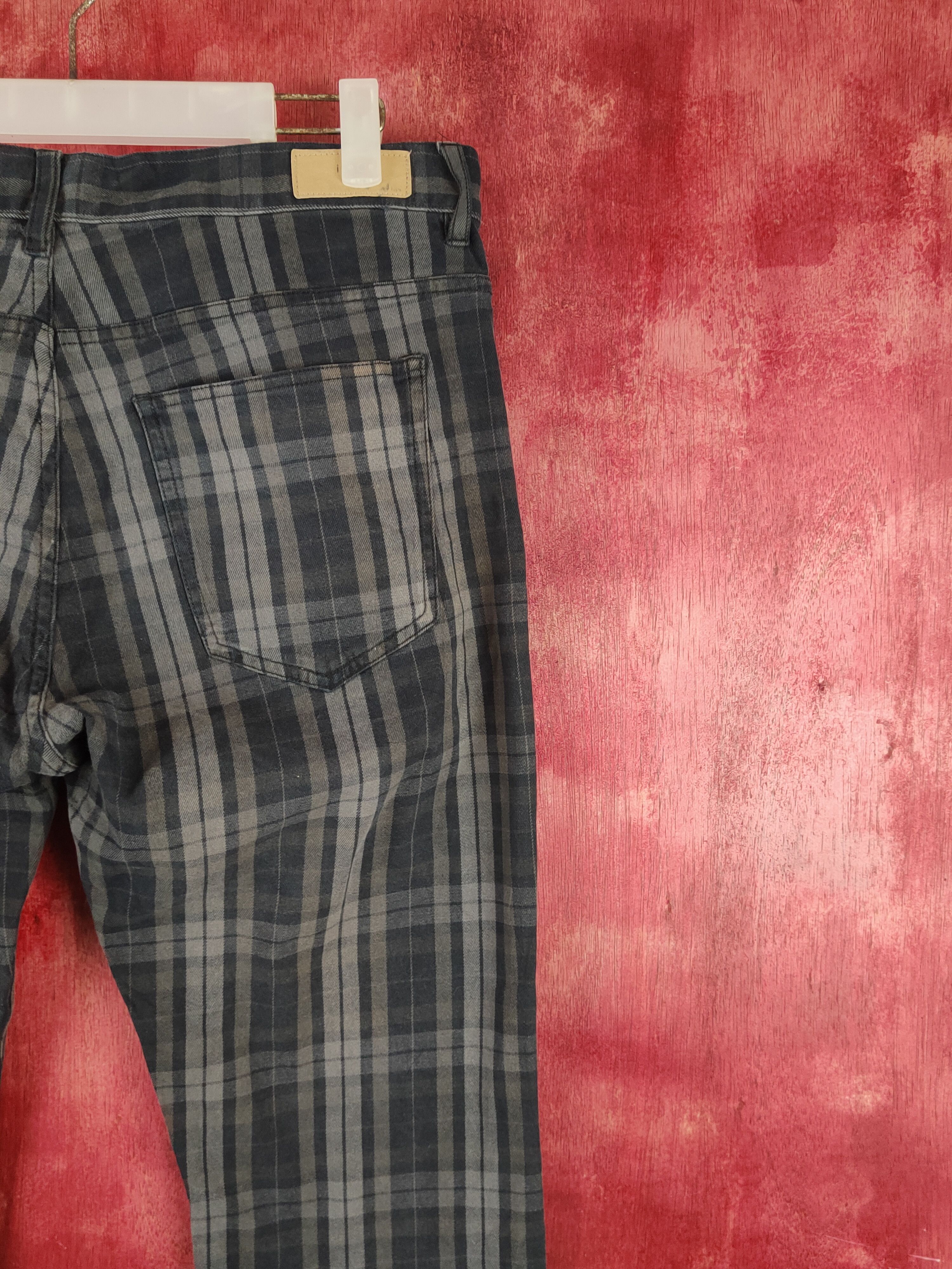 Japanese Brand × Vintage Ikka Black Faded stripe vintage Casual Pants #S1714 Size US 32 / EU 48 - 11 Thumbnail