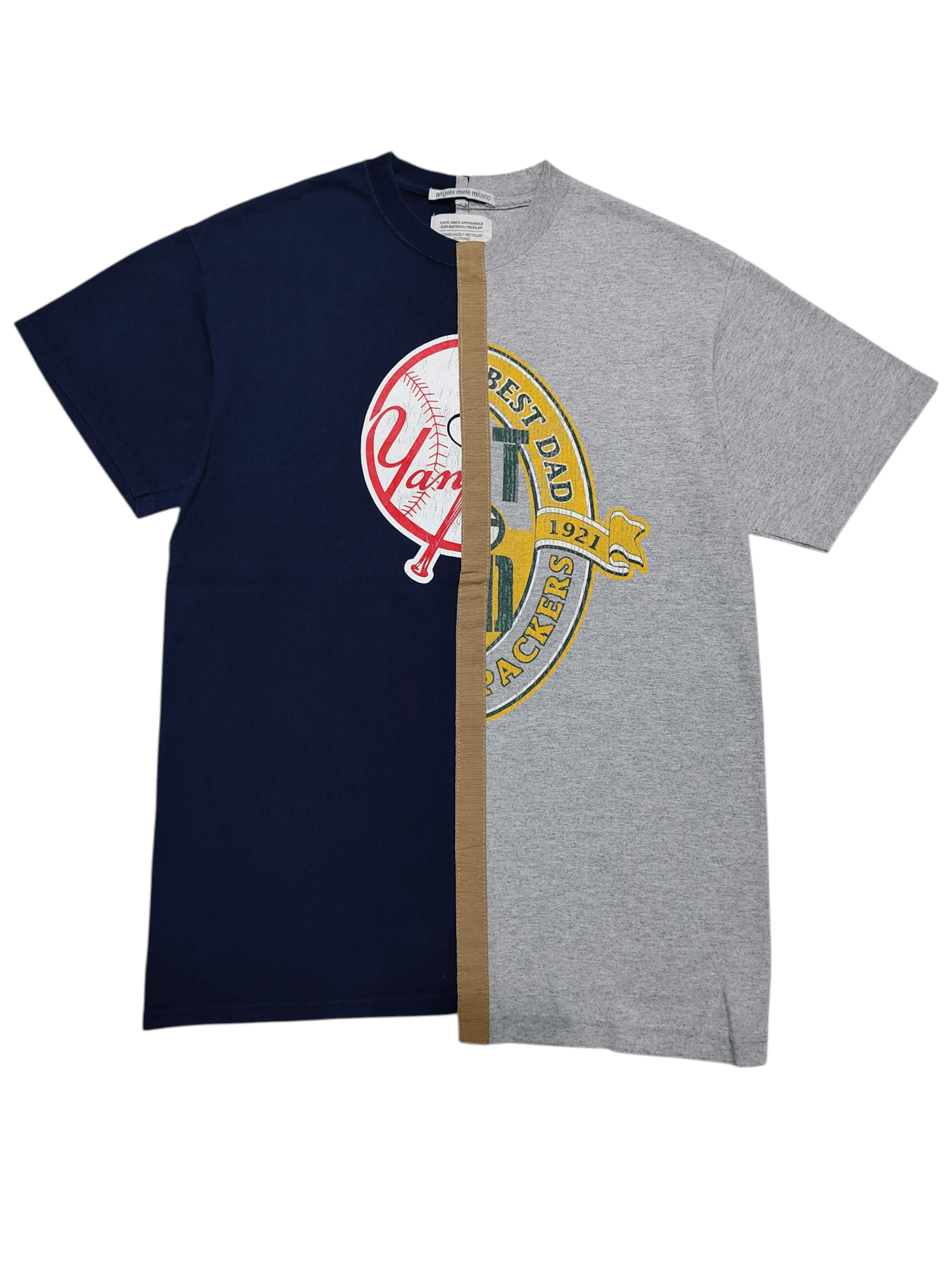 Seditionaries Angela Mele Milano- One of One Reworked Split Graphic Tee Size US M / EU 48-50 / 2 - 1 Thumbnail