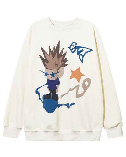 Other Retro Cartoon Pullover Sweater Size US L / EU 52-54 / 3 - 1 Thumbnail