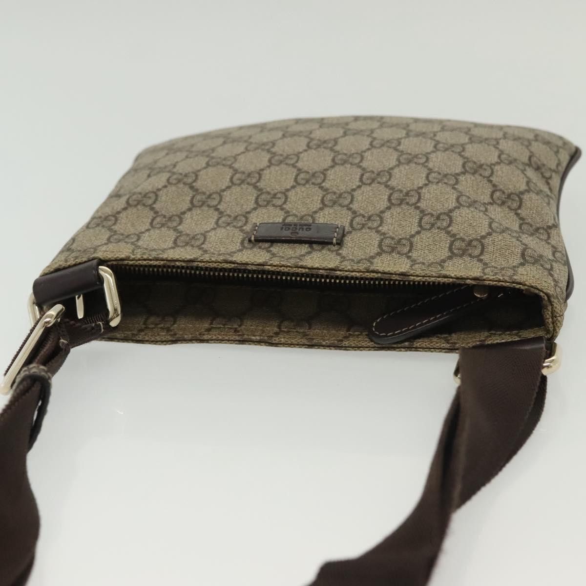 Gucci GUCCI GG Supreme Shoulder Bag Pvc Beige Gold Size ONE SIZE - 6 Thumbnail