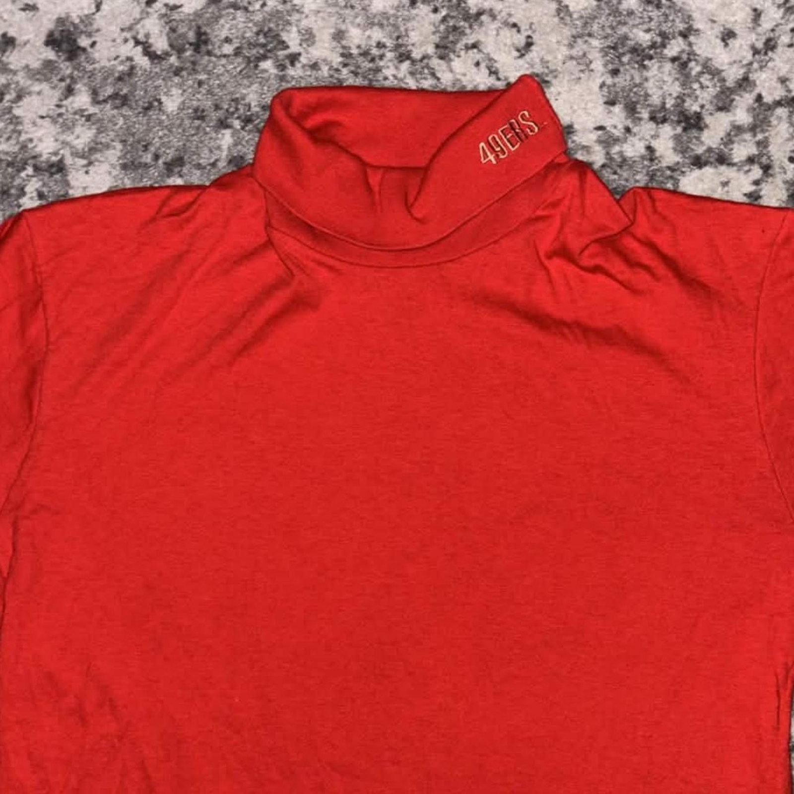 NFL Vintage 80s San Francisco 49ers Turtleneck Sports Shirt Size US L / EU 52-54 / 3 - 1 Thumbnail
