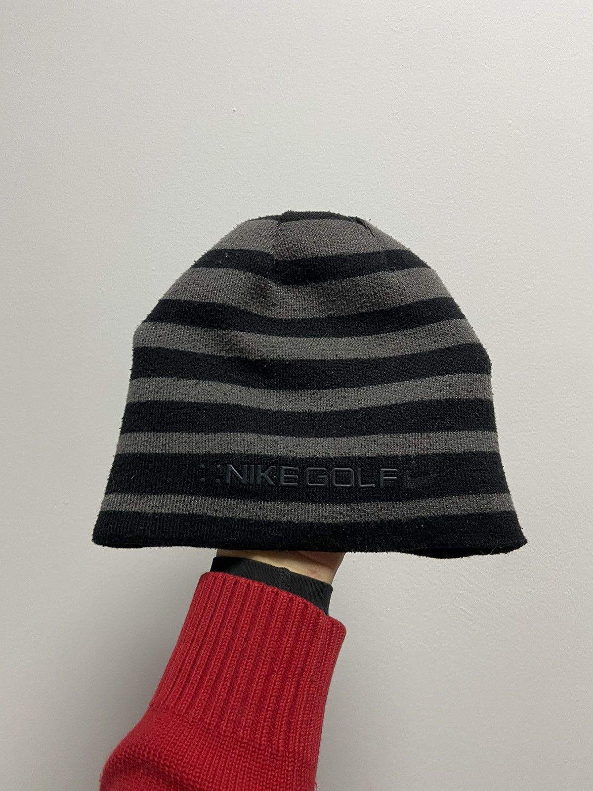 Nike × Vintage Nike Hat Vintage big Logo swoosh beanie reversible Y2K Size ONE SIZE - 2 Thumbnail
