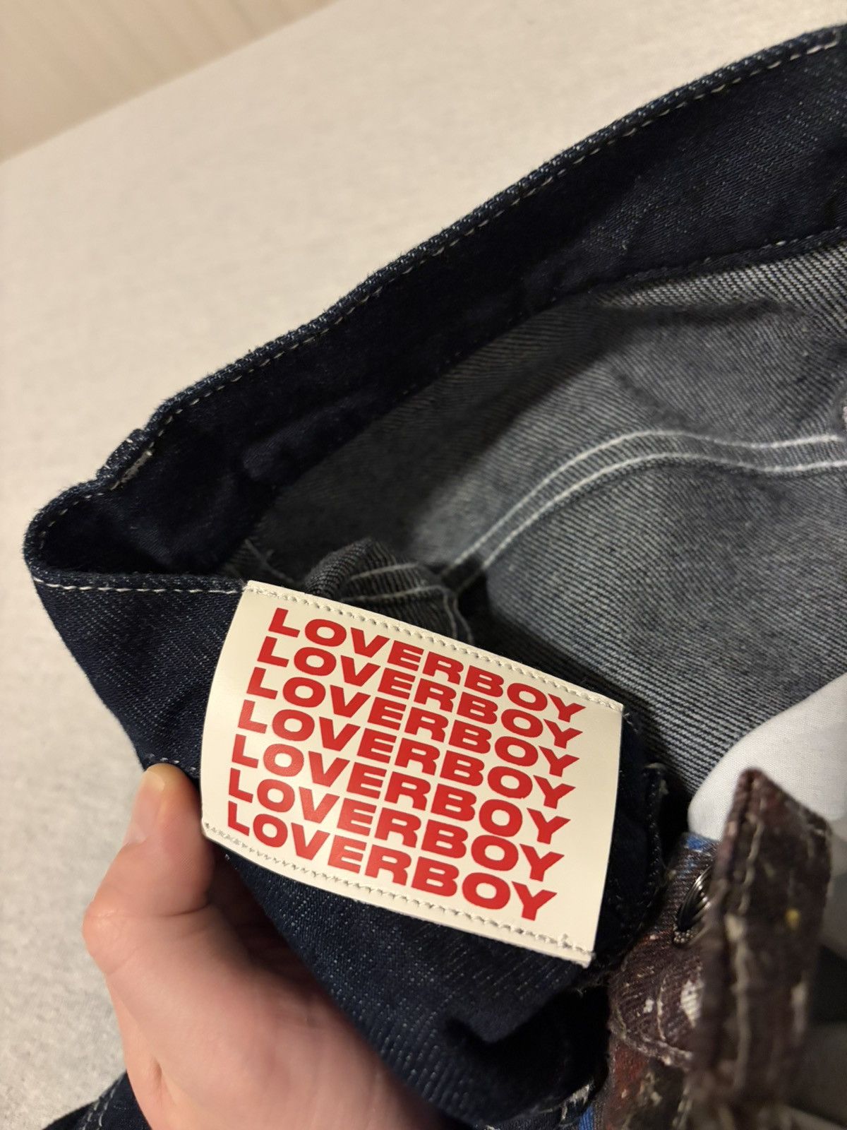 Charles Jeffrey LOVERBOY Charles jeffrey Loverboy exclusive painted art jeans Size US 30 / EU 46 - 9 Thumbnail