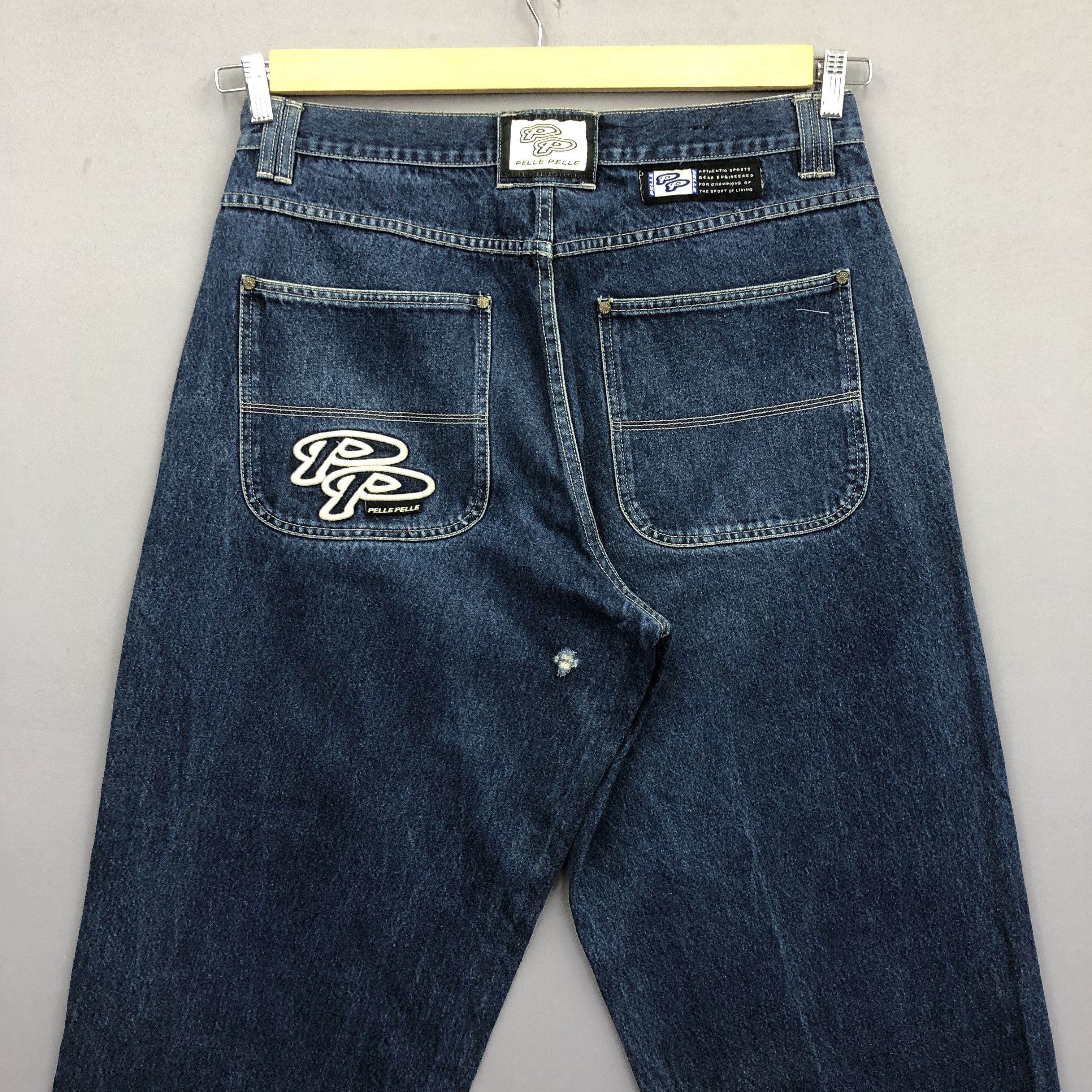Pelle Pelle Crazy Y2K Vintage Pelle Pelle Baggy JNCO Style Faded Jeans Size US 36 / EU 52 - 4 Thumbnail