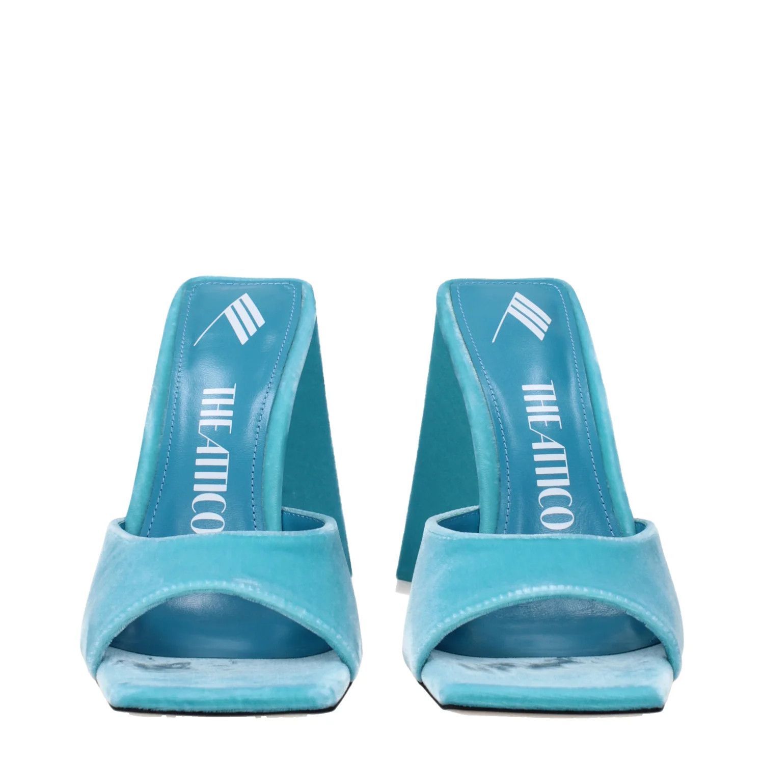 The Attico ob1o1e1224 Velvet Sandals in Heavenly Size US 9.5 / IT 39.5 - 3 Thumbnail