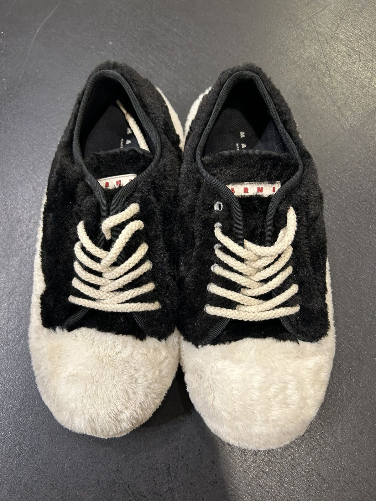 Marni Marni Teddy Tennis Sneaker Size US 12 / EU 45 - 7 Thumbnail
