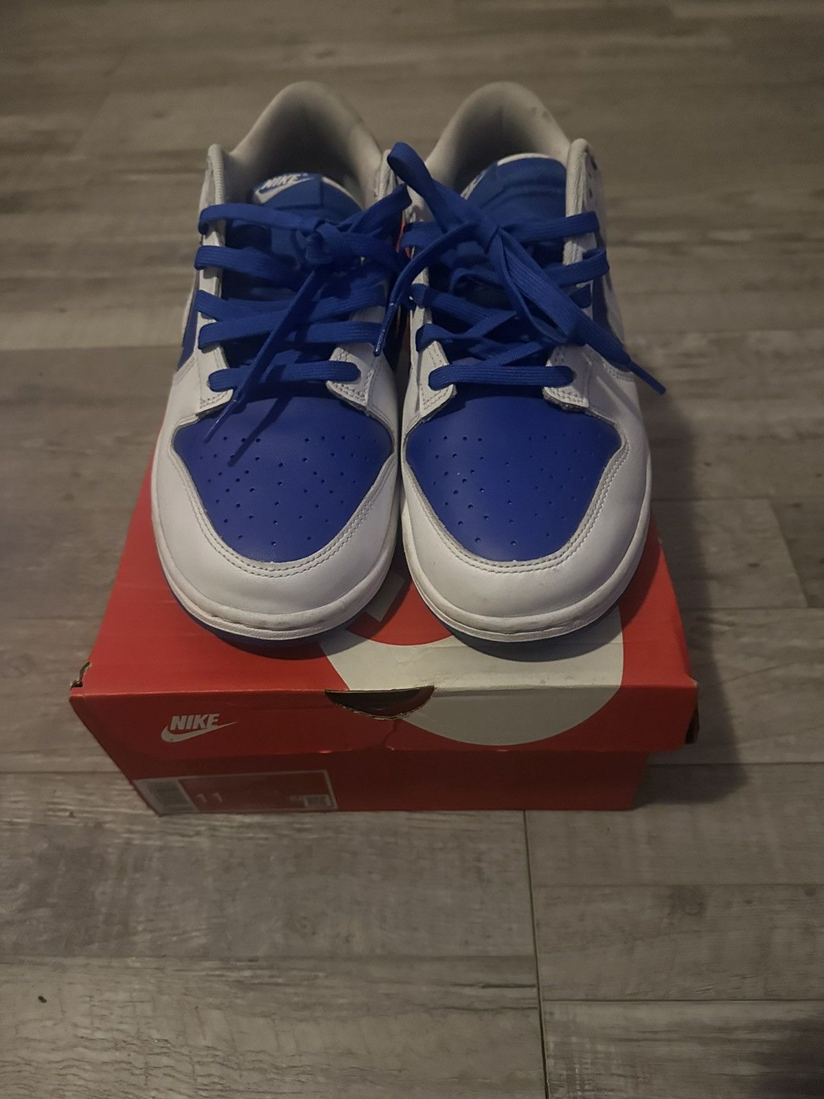 Nike Nike Dunk Low Retro “Racer Blue” Size US 11 / EU 44 - 4 Thumbnail