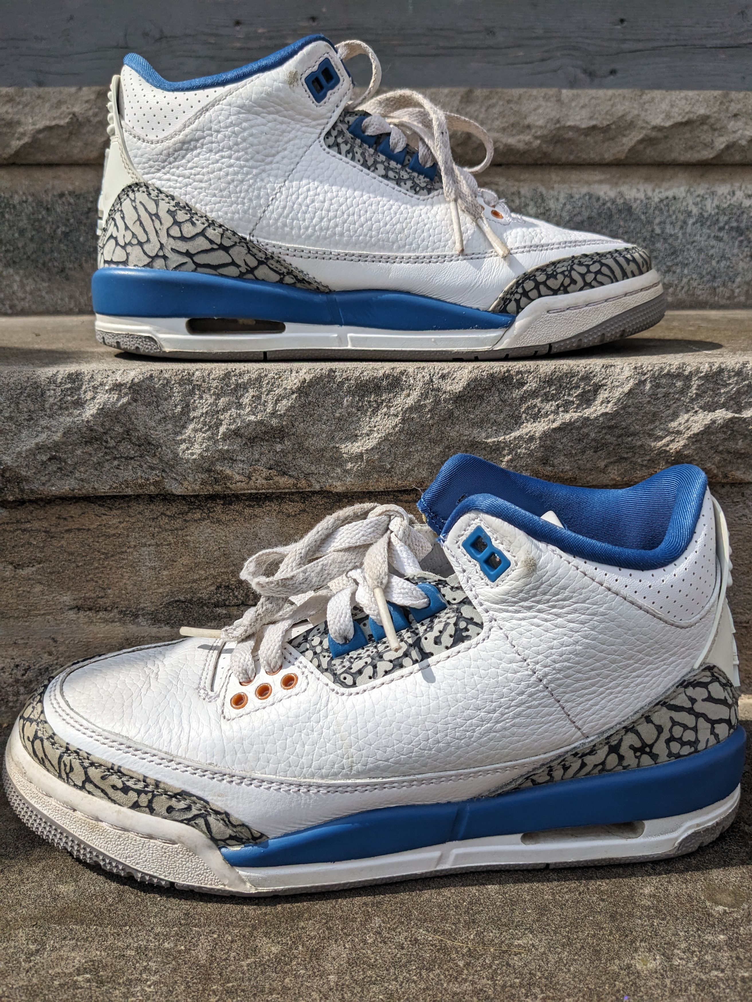 Jordan Brand × Nike Nike Air Jordan 3 Washington Wizards DM0967-148 Youth 5Y Size US 5 / EU 37 - 1 Thumbnail