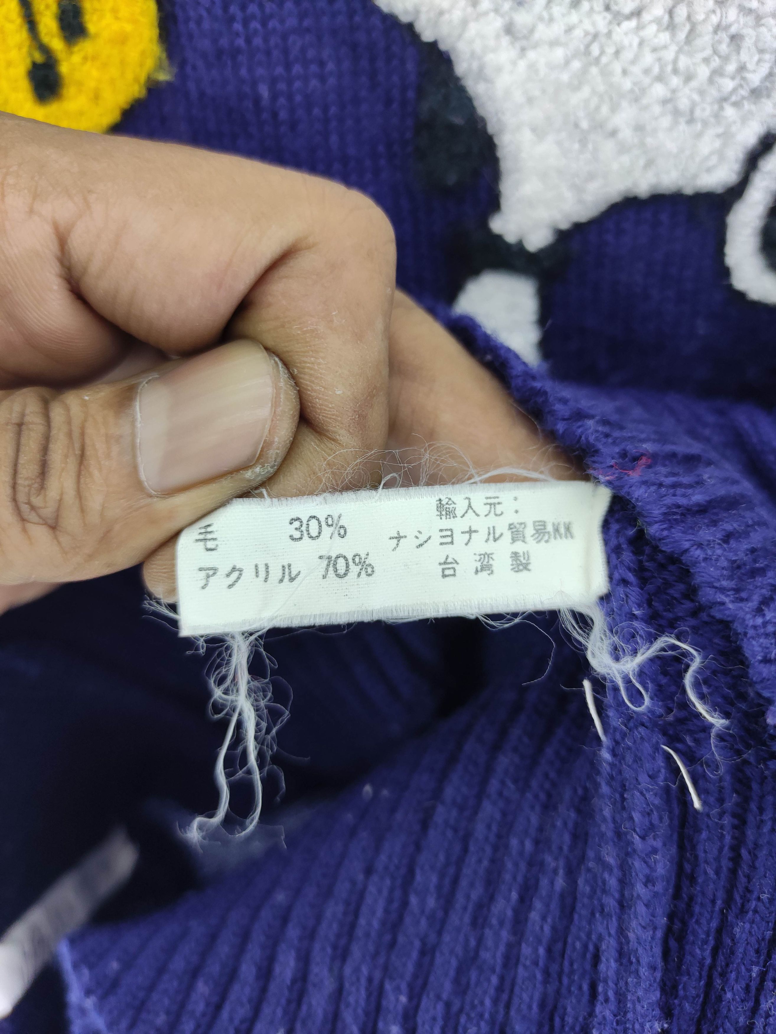 Aran Isles Knitwear Vintage Snoopy Wool Knit Jumper Sweater Big Logo Size XXS / US 00 / IT 34 - 3 Thumbnail