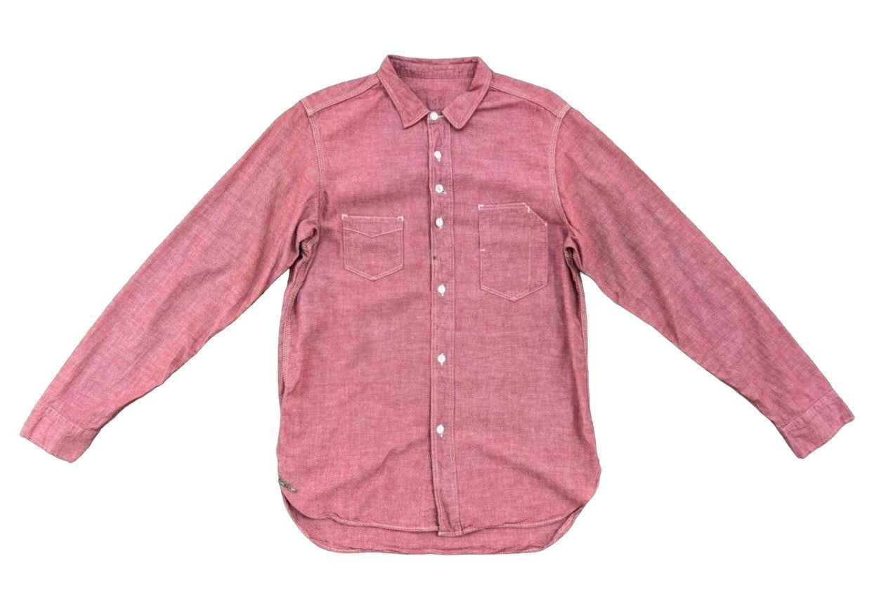 Sunny Sports Sunny Sports Japan Red Chambray Work Shirt Size US M / EU 48-50 / 2 - 1 Thumbnail