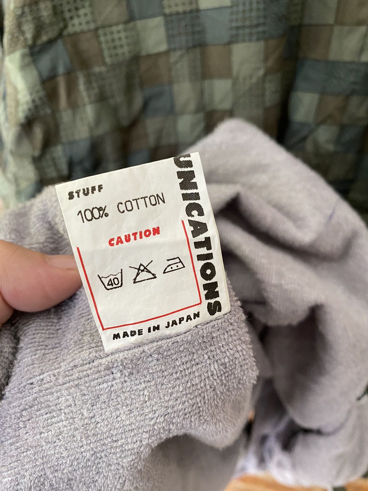 Japanese Brand 1990s TAR tokyo air runners Japan Camo check shirt Size US XL / EU 56 / 4 - 14 Thumbnail