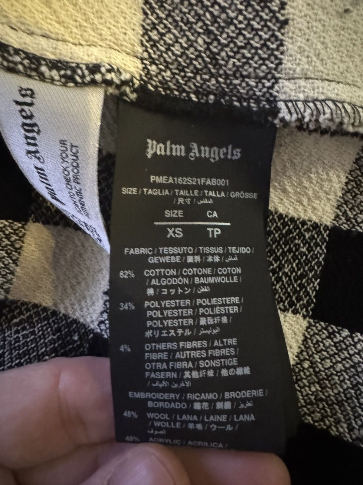Palm Angels Palm Angels woven button up with fringe sz xs Size US XS / EU 42 / 0 - 7 Thumbnail