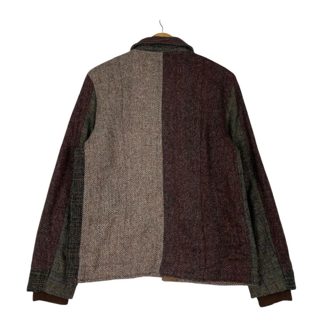 Harris Tweed × Japanese Brand 💥KEATON CHASE BY HARRIS TWEED BUTTON JACKET Size US M / EU 48-50 / 2 - 11 Thumbnail