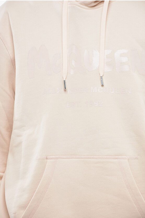 Alexander McQueen o1y1024 Hoodie In Blush Size US XL / EU 56 / 4 - 3 Thumbnail