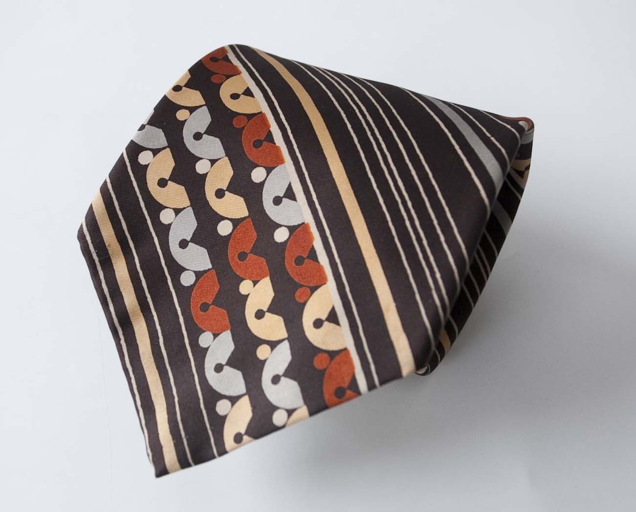 Christian Dior Monsieur × Vintage Christian Dior Monsieur Tie 100% Silk Vintage Abstract Size ONE SIZE - 1 Thumbnail