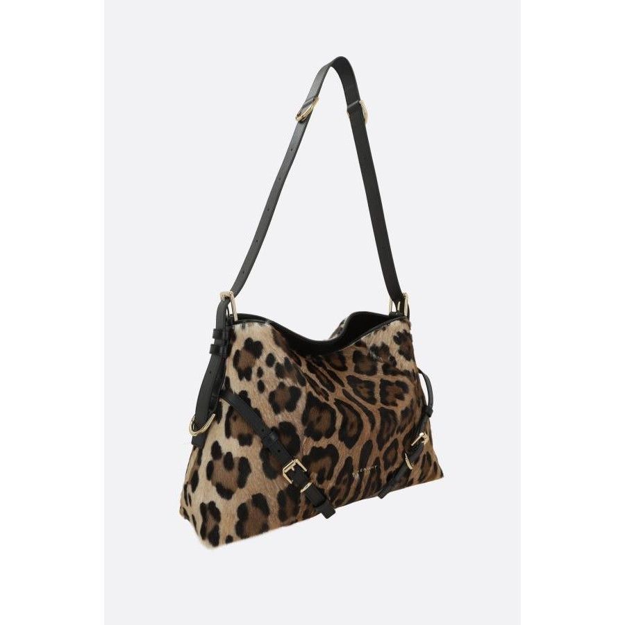 Givenchy GIVENCHY Voyou Medium Brown Hair Leather Bag New & Authentic Size ONE SIZE - 2 Thumbnail