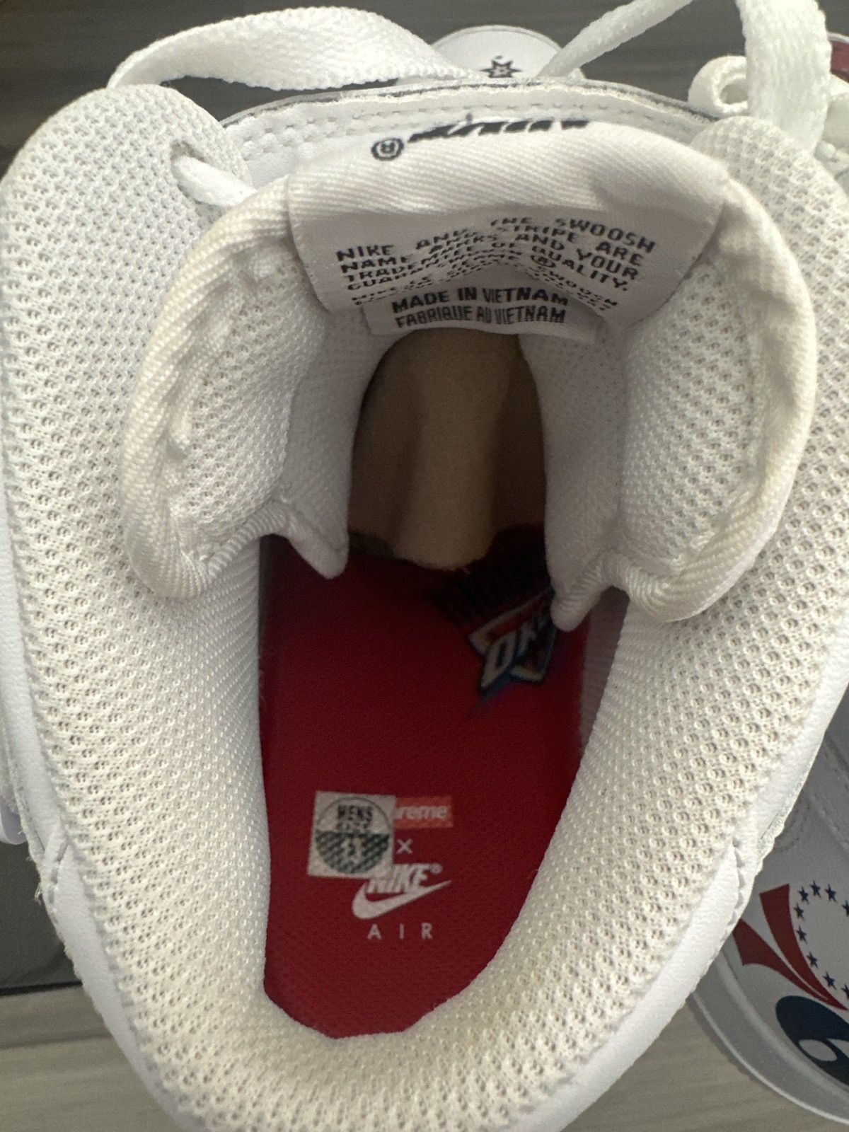 Nike × Supreme SUPREME X NIKE X NBA Air Force 1 Size US 13 / EU 46 - 10 Thumbnail