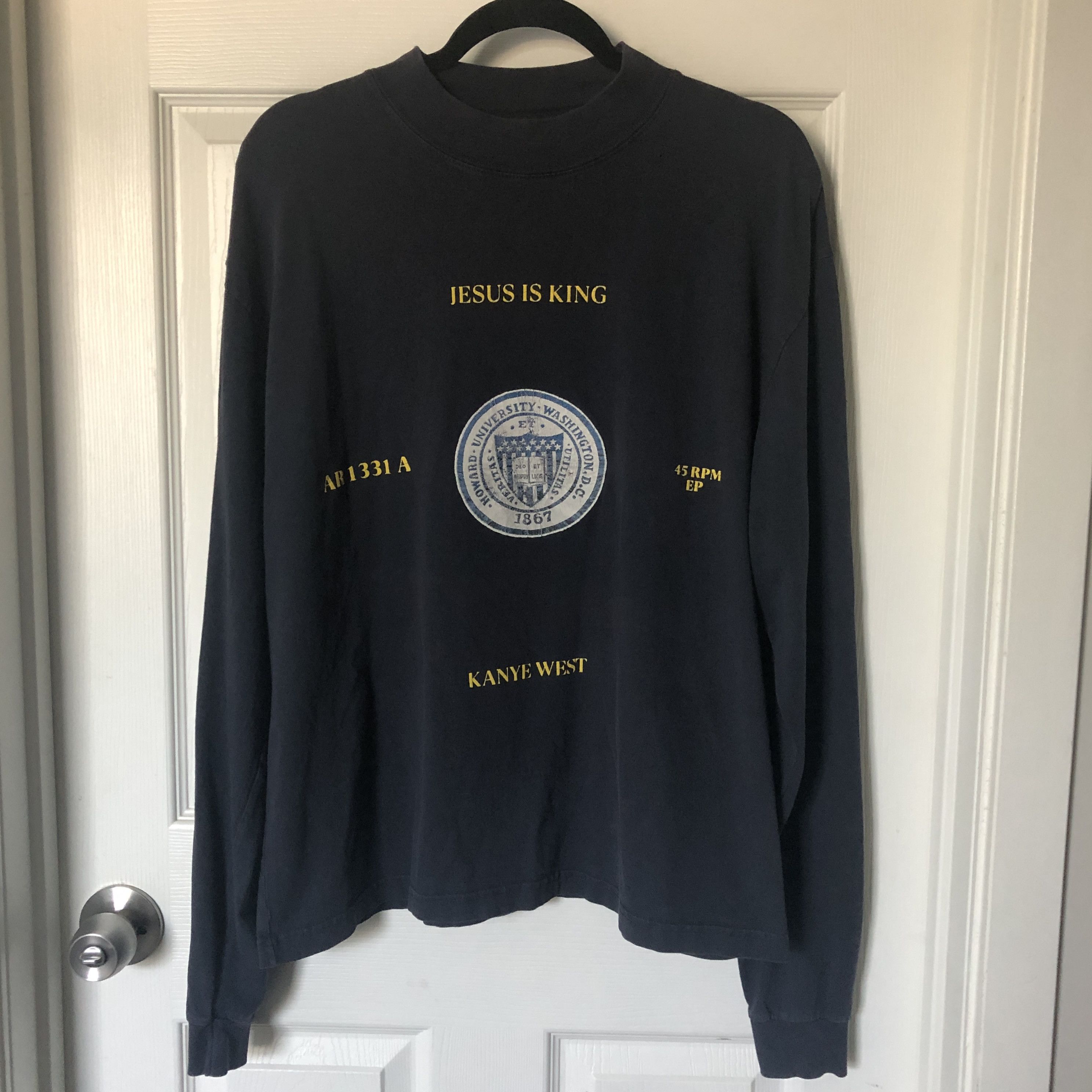 Kanye West × Yeezy UNRELEASED Kanye West “Jesus Is King” Howard U Shirt Size US M / EU 48-50 / 2 - 6 Thumbnail