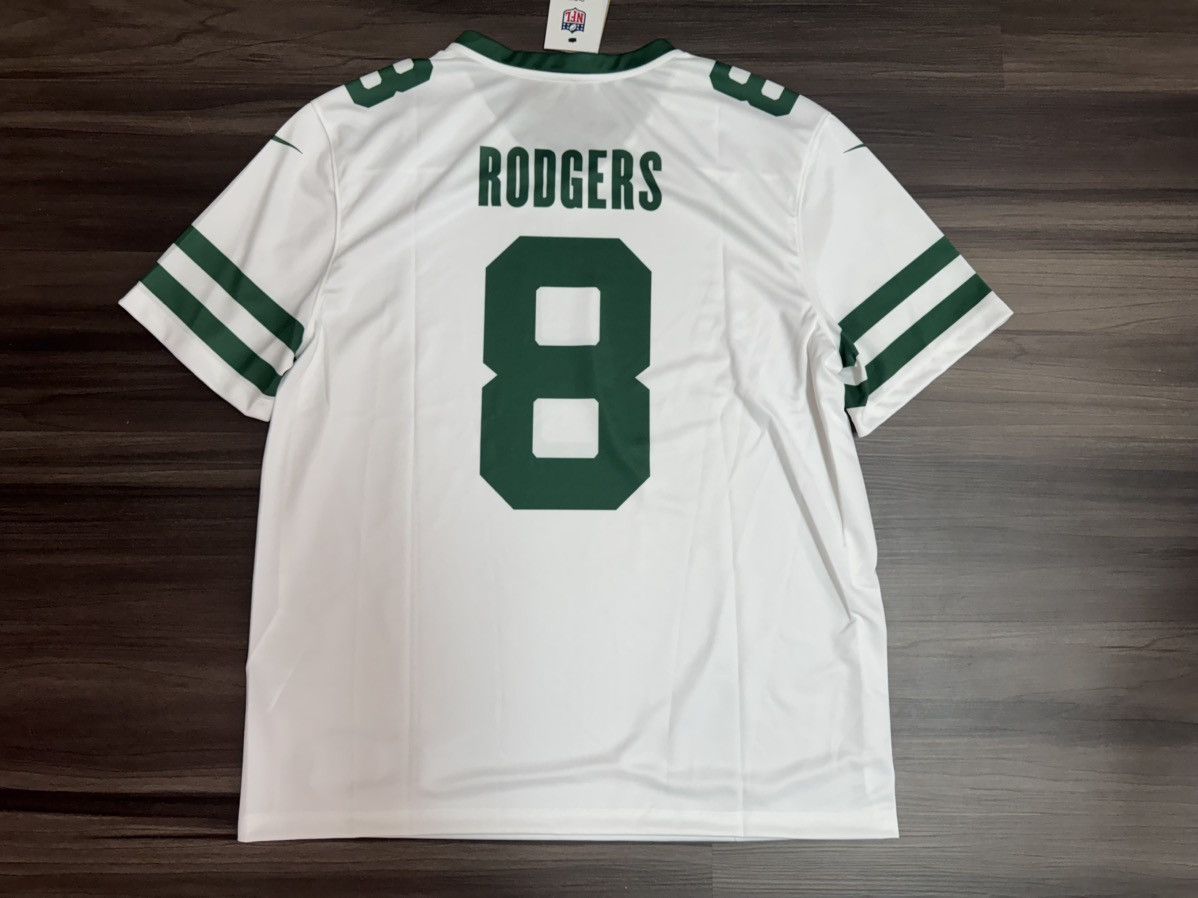 Nike Nike Engineered New York Jets Aaron Rodgers #8 NFL Jersey Size US XL / EU 56 / 4 - 8 Thumbnail