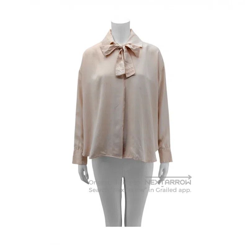 Loewe Loewe Pink Mulberry Silk Long Sleeve Shirt Size XXS / US 00 / IT 34 - 1 Thumbnail