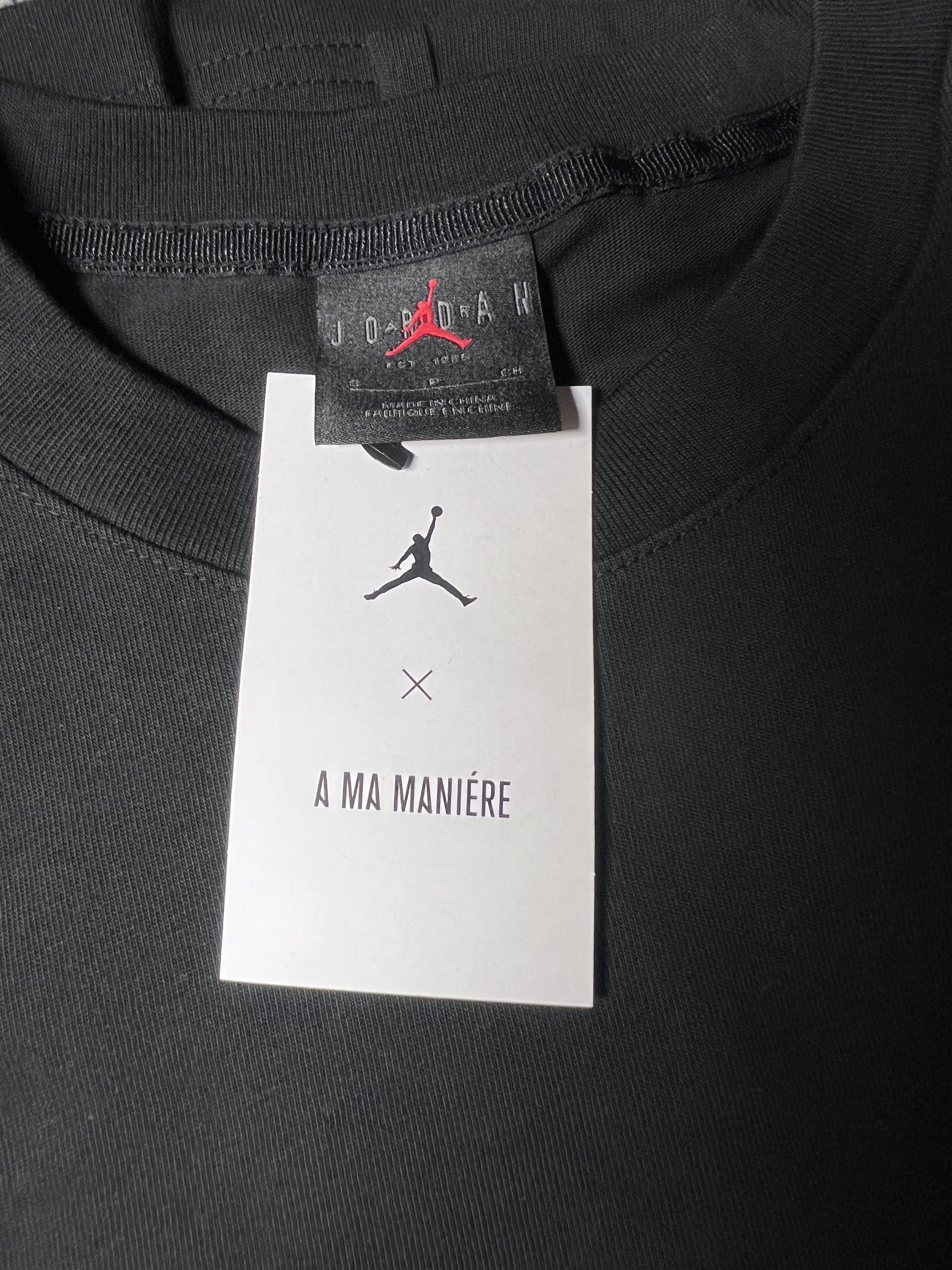 A Ma Maniere × Jordan Brand × Nike Jordan x A Ma Maniere L/S T-Shirt Black Size US S / EU 44-46 / 1 - 3 Thumbnail