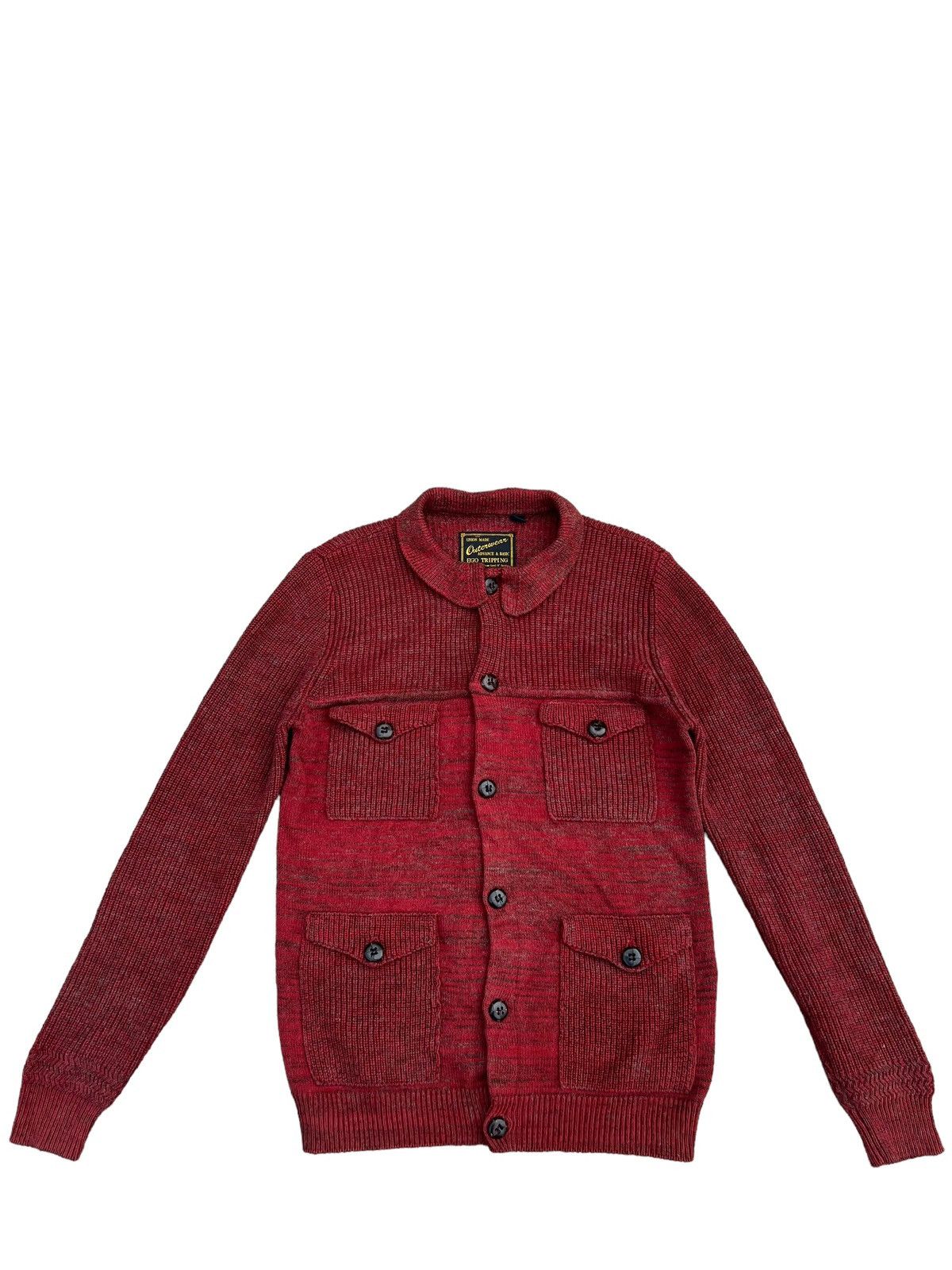 Ego Tripping Ego Tripping Japan 4 Pocket knitwear Button Sweater Size US S / EU 44-46 / 1 - 1 Thumbnail