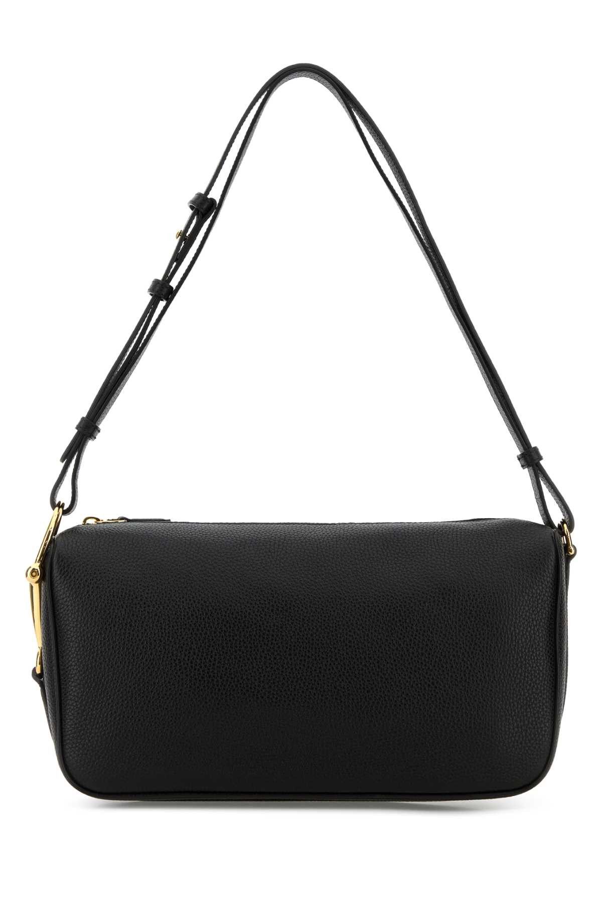Gucci Black Leather Medium Gucci Half Horsebit Shoulder Bag Size ONE SIZE - 1 Thumbnail